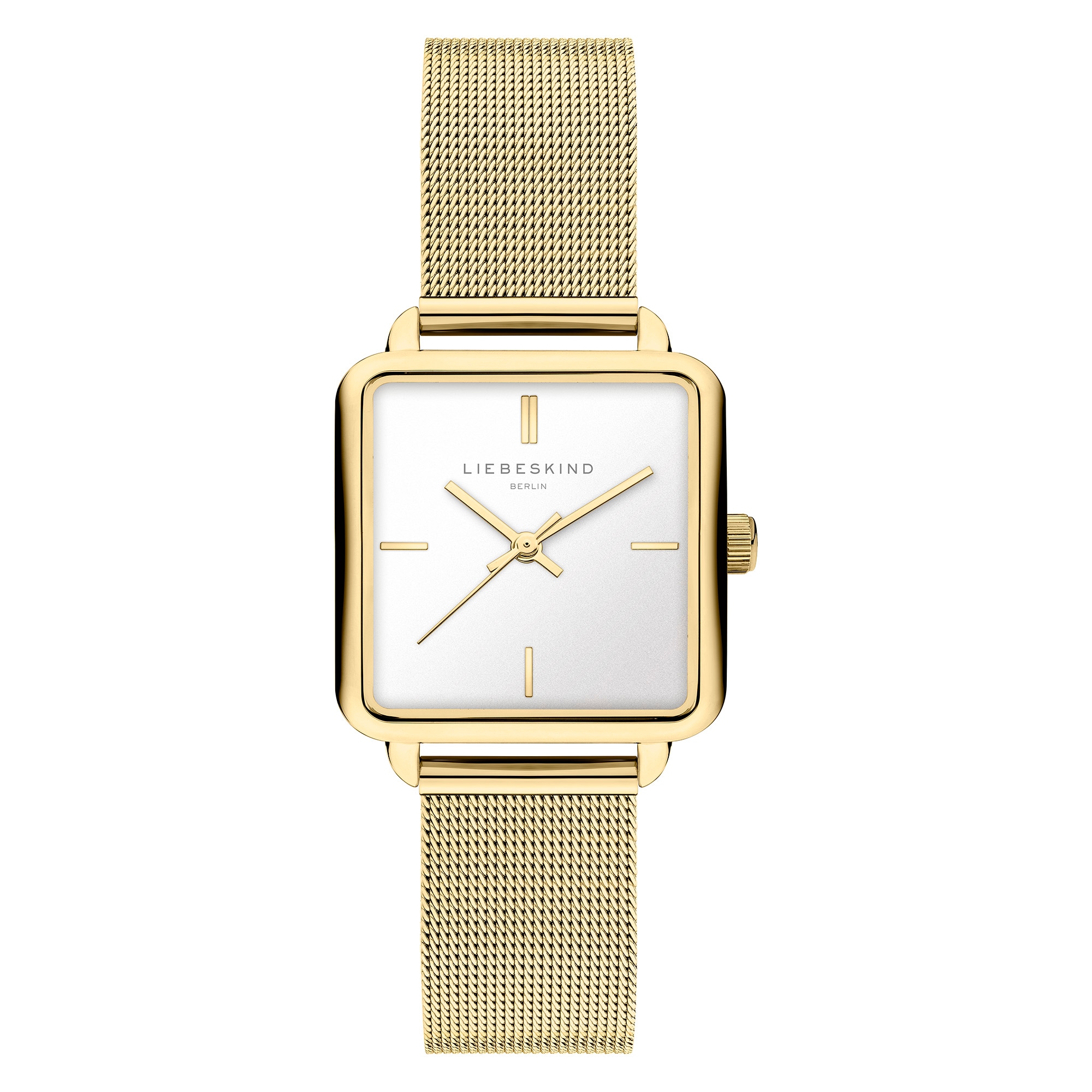 Liebeskind Berlin Quarzuhr »Modern Mesh« Armbanduhr, Damenuhr, Edelstahlarmband, analog