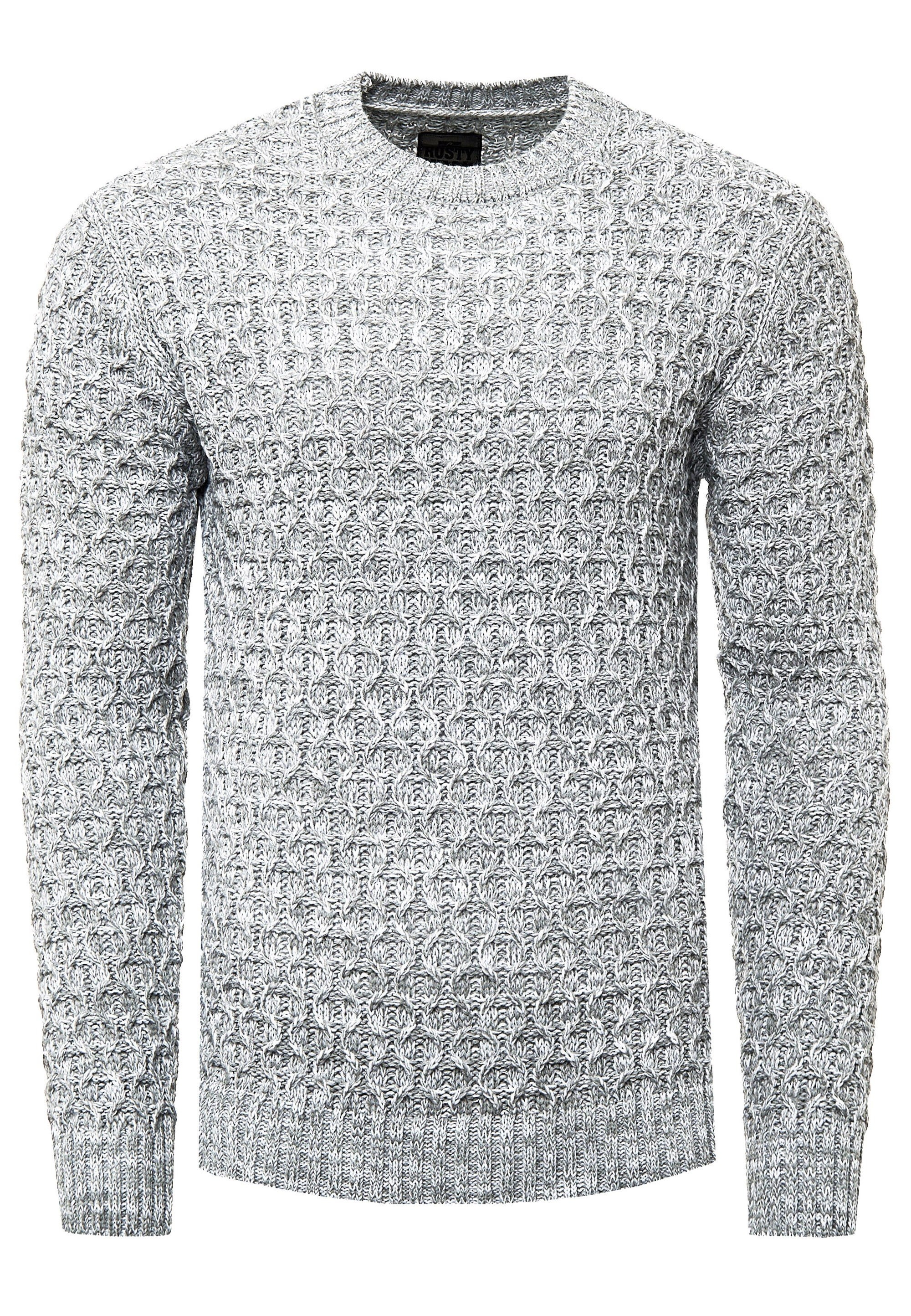 Rusty Neal Strickpullover mit elegantem Rundhalsausschnitt