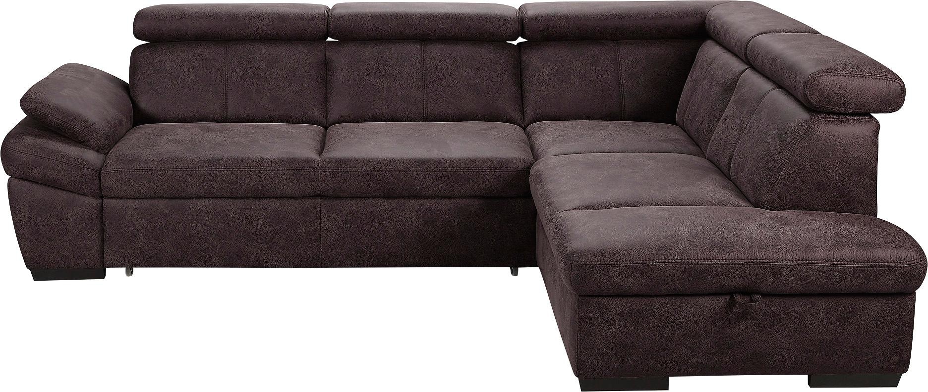 exxpo - sofa fashion Ecksofa "Salerno, Funktionssofa, hoher Sitzkomfort, Br günstig online kaufen