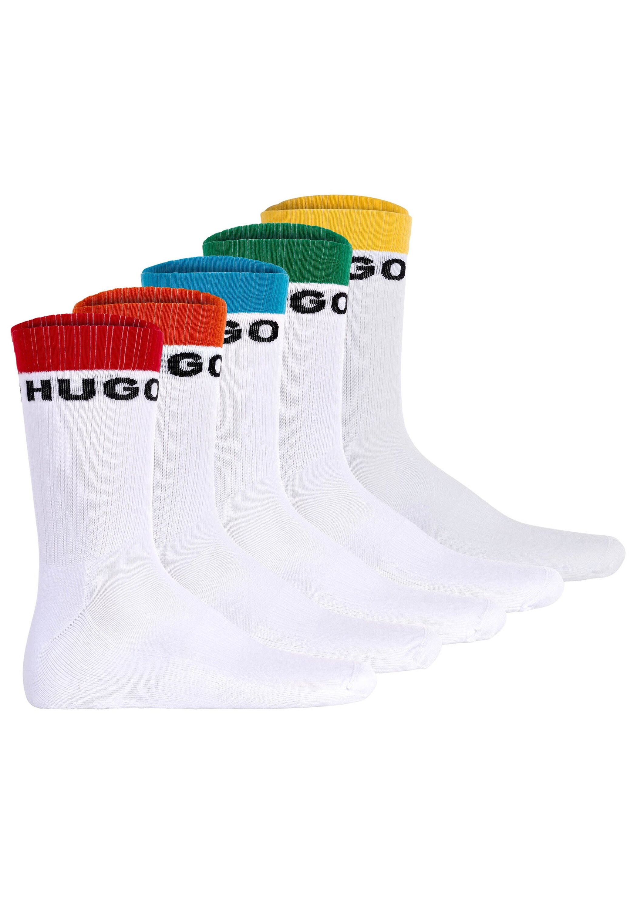 HUGO Socken "Socken 5P QS RAINBOW CC 5er Pack" günstig online kaufen