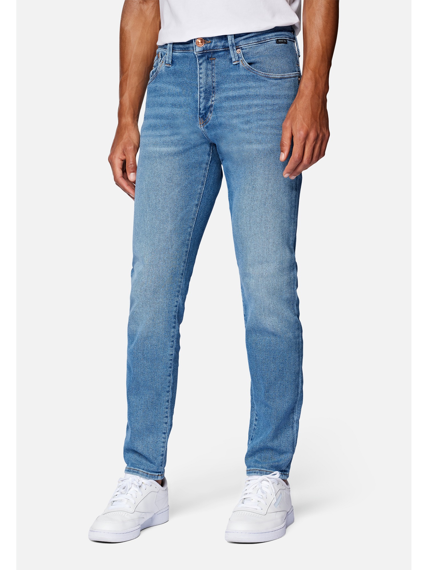 Mavi Tapered-fit-Jeans »CHRIS«, Eng zulaufende Jeans