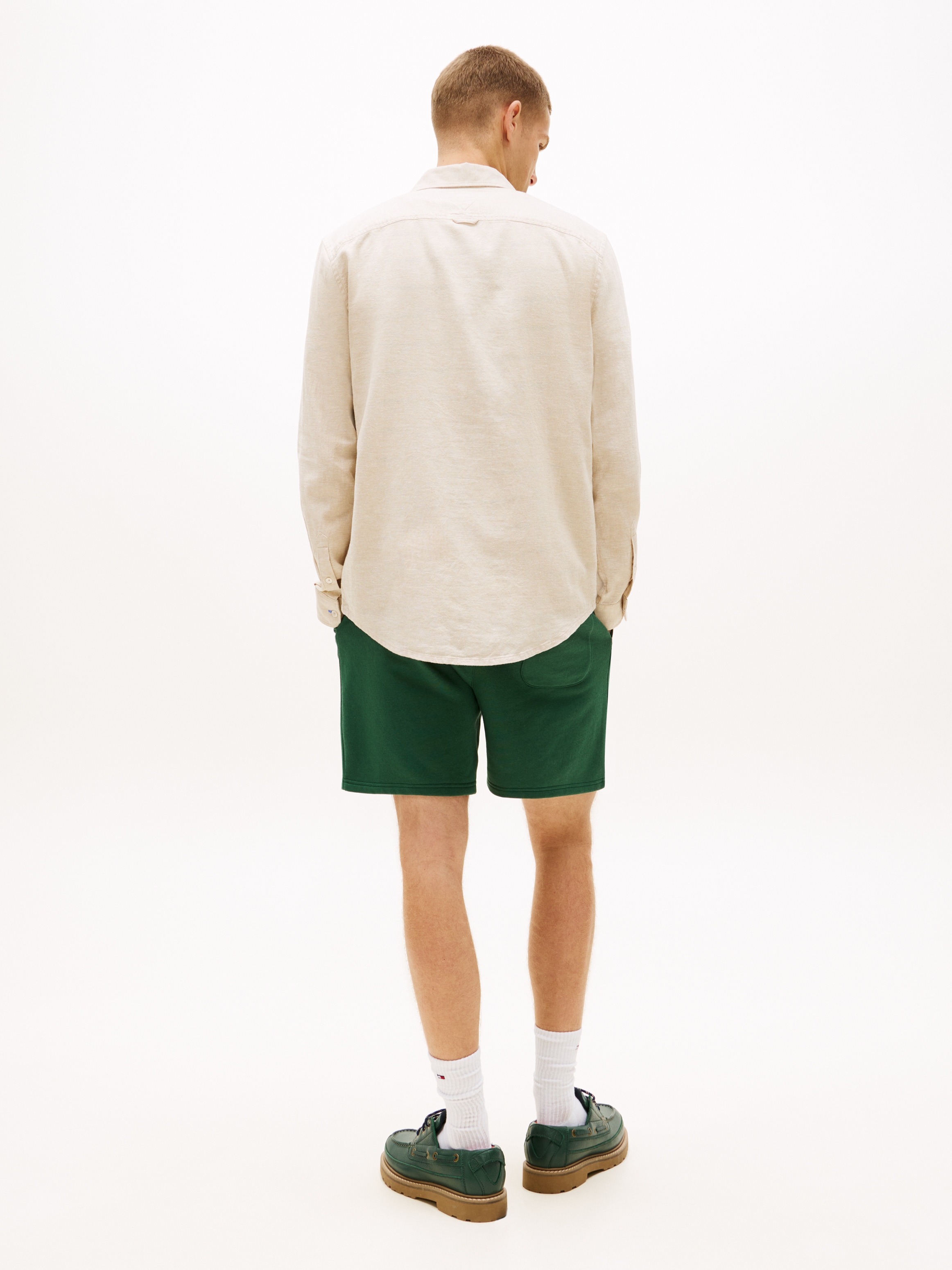 Tommy Jeans Langarmhemd »TJM REGULAR FIT LINEN BLEND«