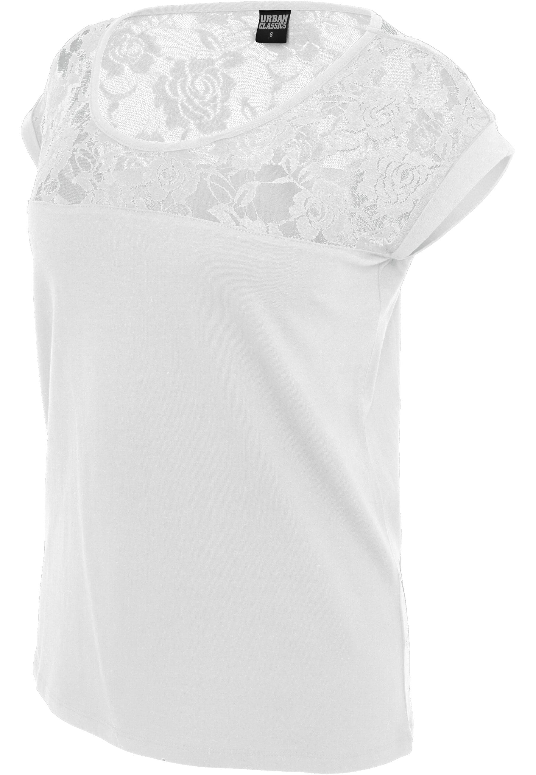 Thumbnail - URBAN CLASSICS Kurzarmshirt "Urban Classics Damen Ladies Top Laces Tee", (1 tlg.)
