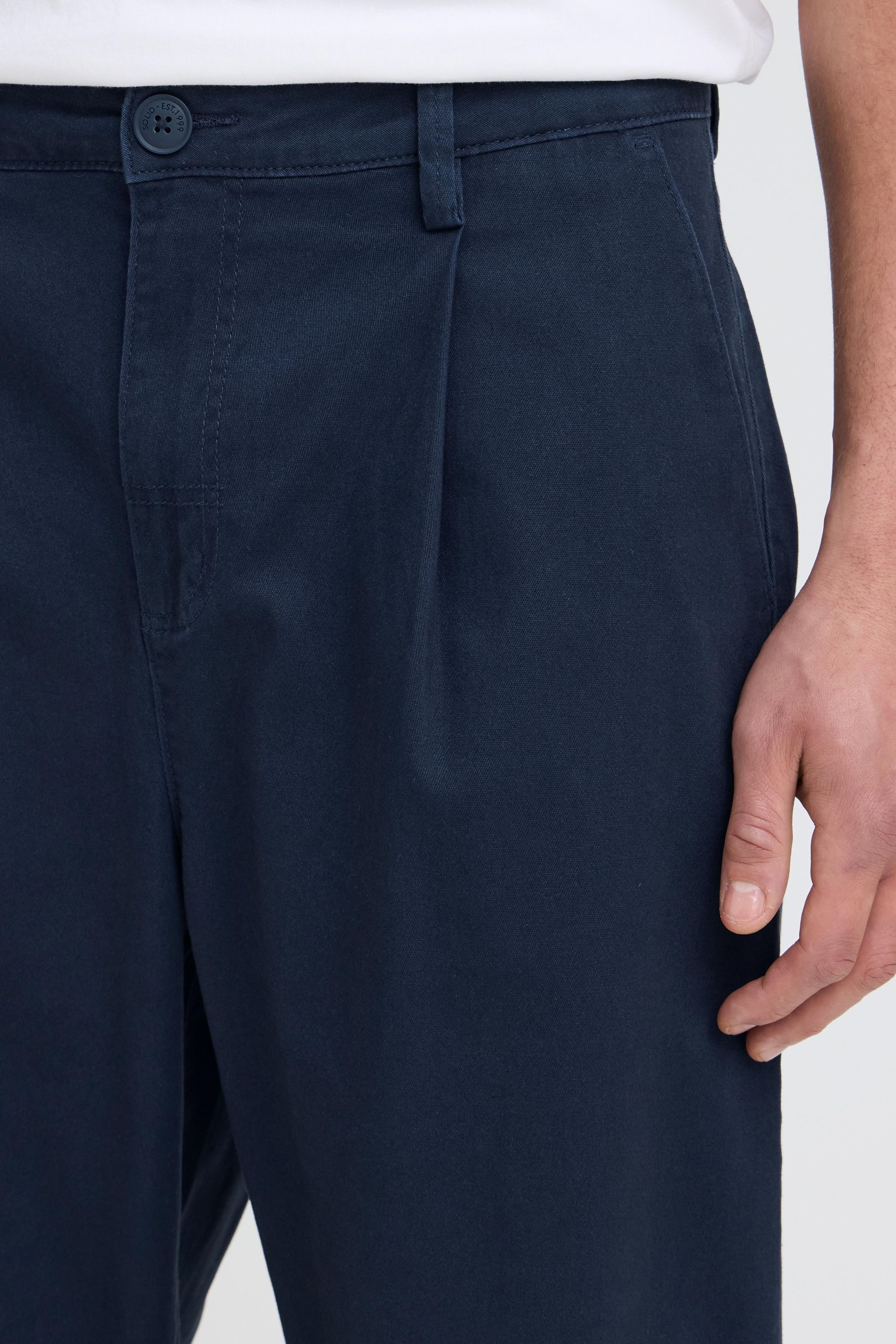 !Solid Chinohose »Chinohose SDMohan Relaxed Fit«