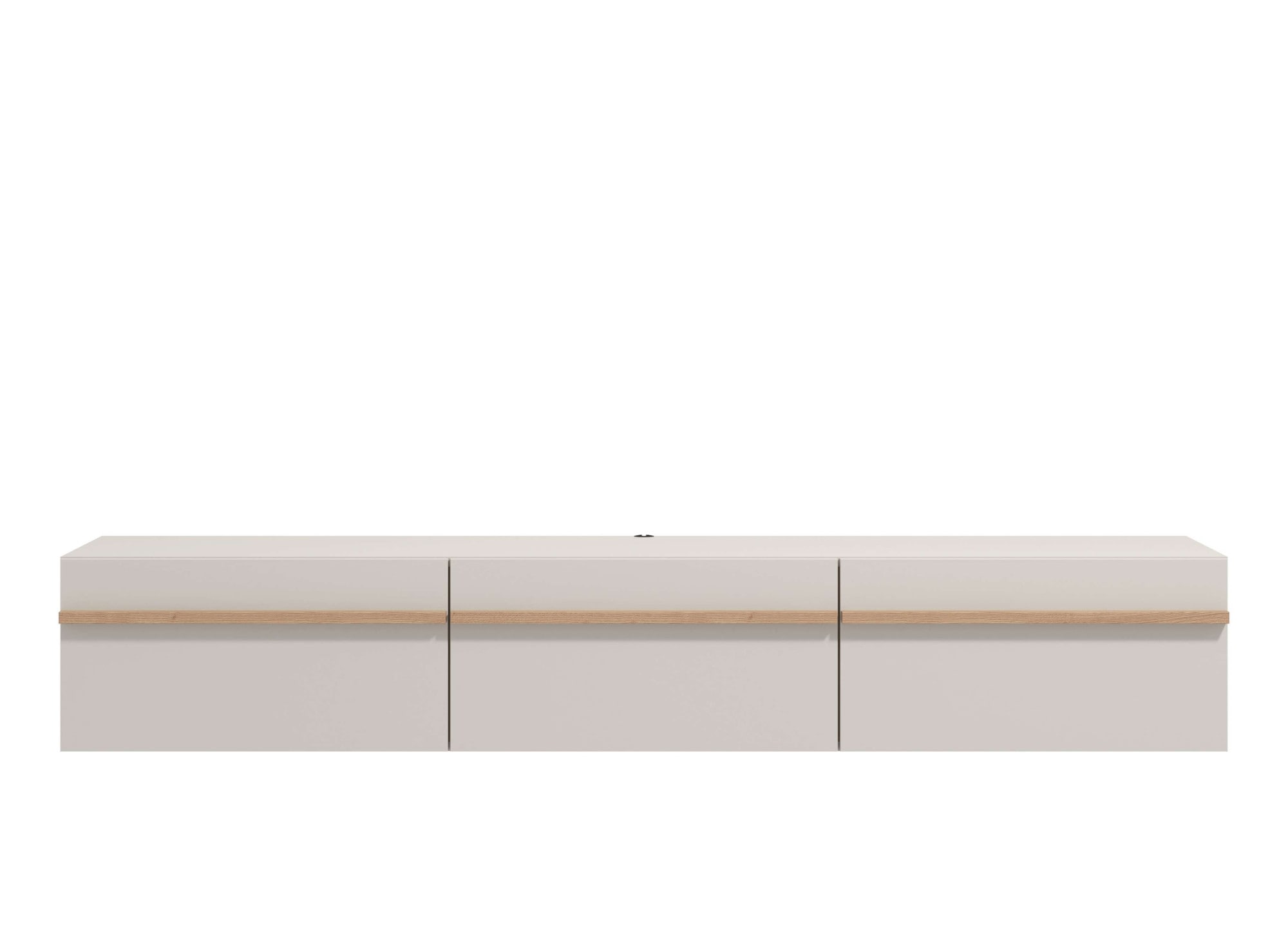 INOSIGN Lowboard »Arles TV-Kommode, Breite 128 /154/192 cm, TV-Schrank, Wandmontage«, mit geschlossenen Fächern, in Kaschmir Farbe, mit Klappentüren