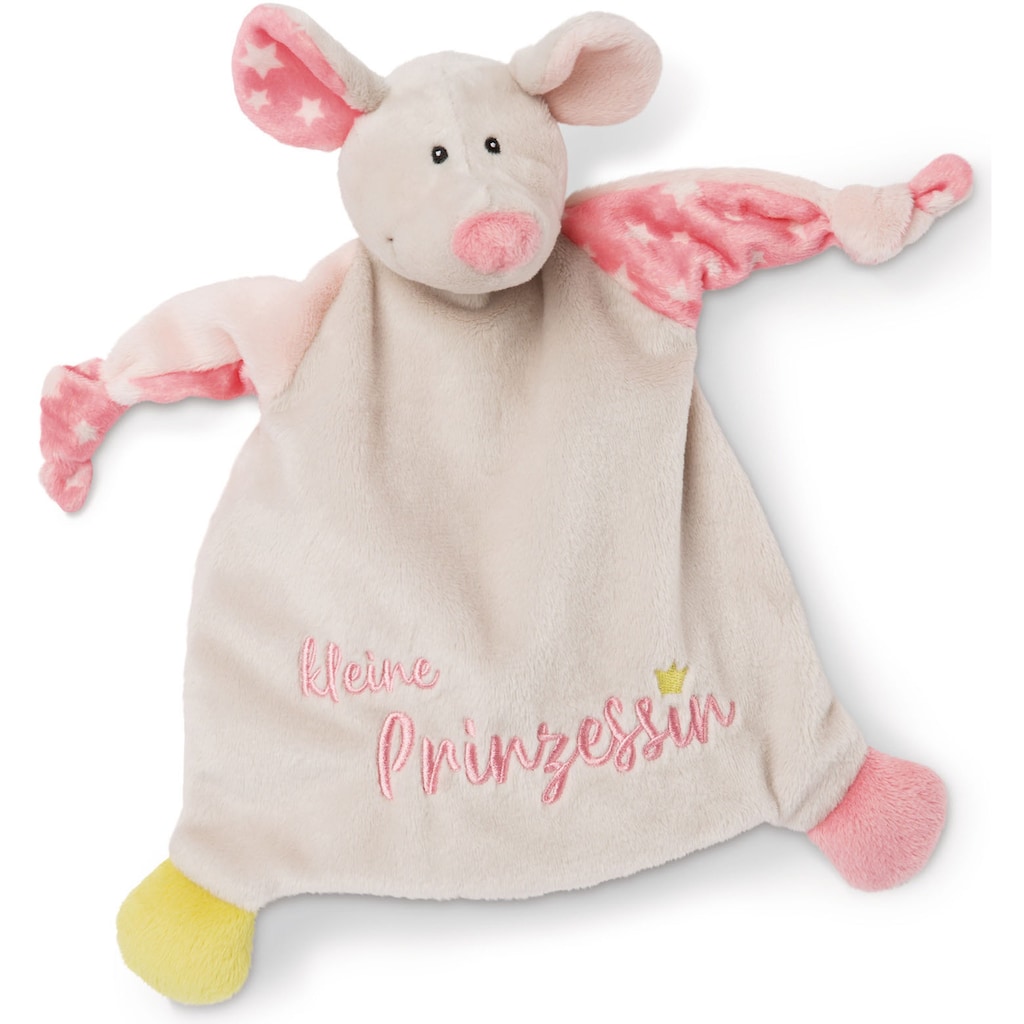 Nici Schmusetuch »My first NICI Kollektion, Maus, Kleine Prinzessin«, mit aufgestickten Augen