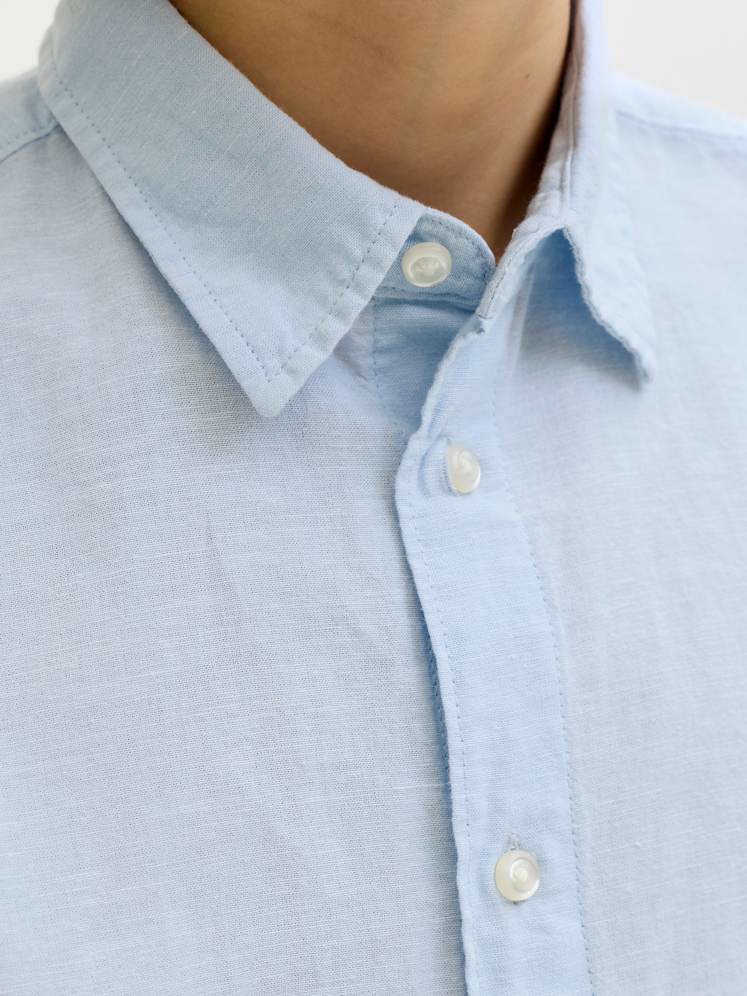 Jack & Jones Junior »JJEBREEZE LINEN BLEND SHIRT L/S SN JNR«