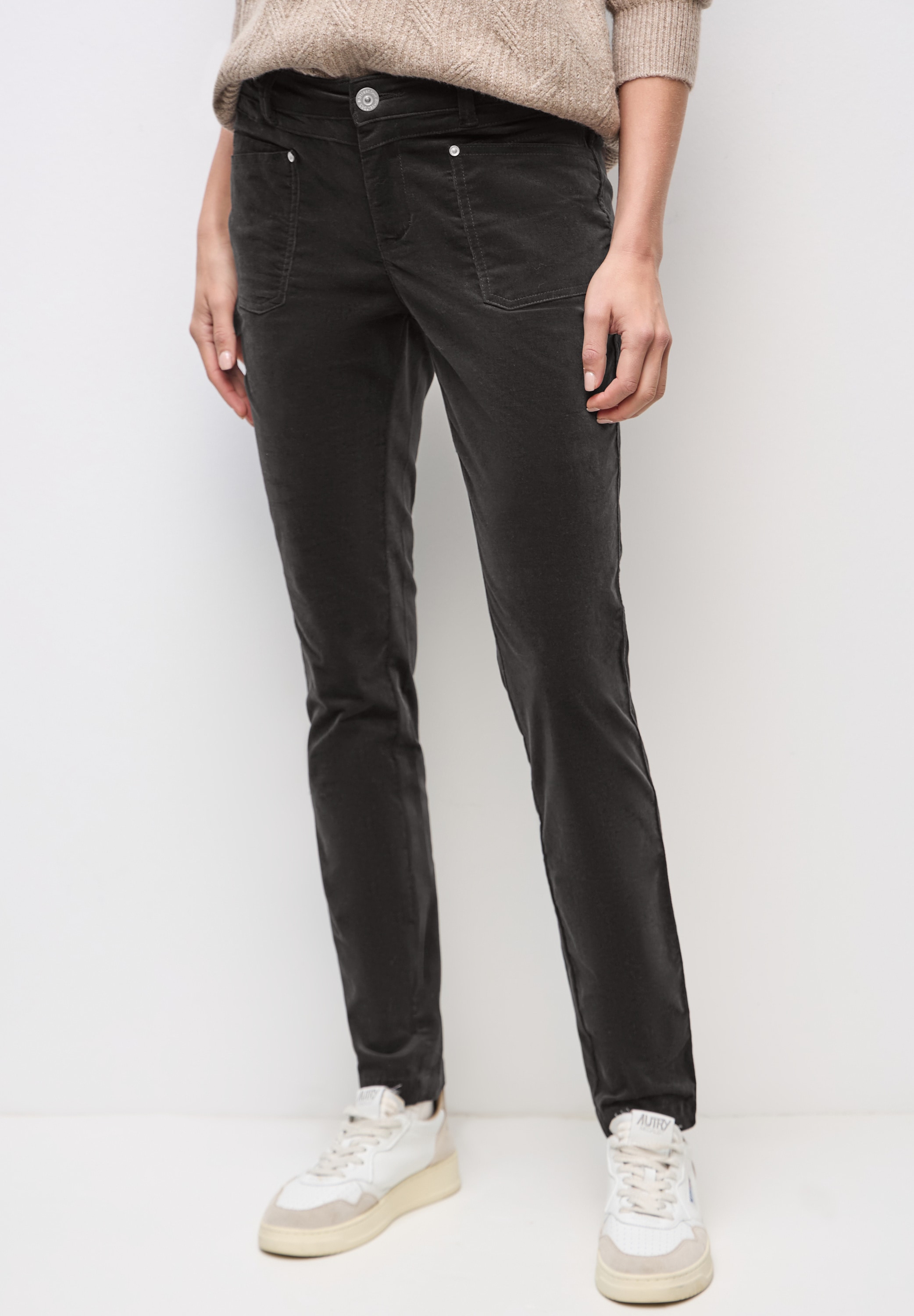 STREET ONE Cordhose aus Baumwolle mit Stretchanteil günstig online kaufen