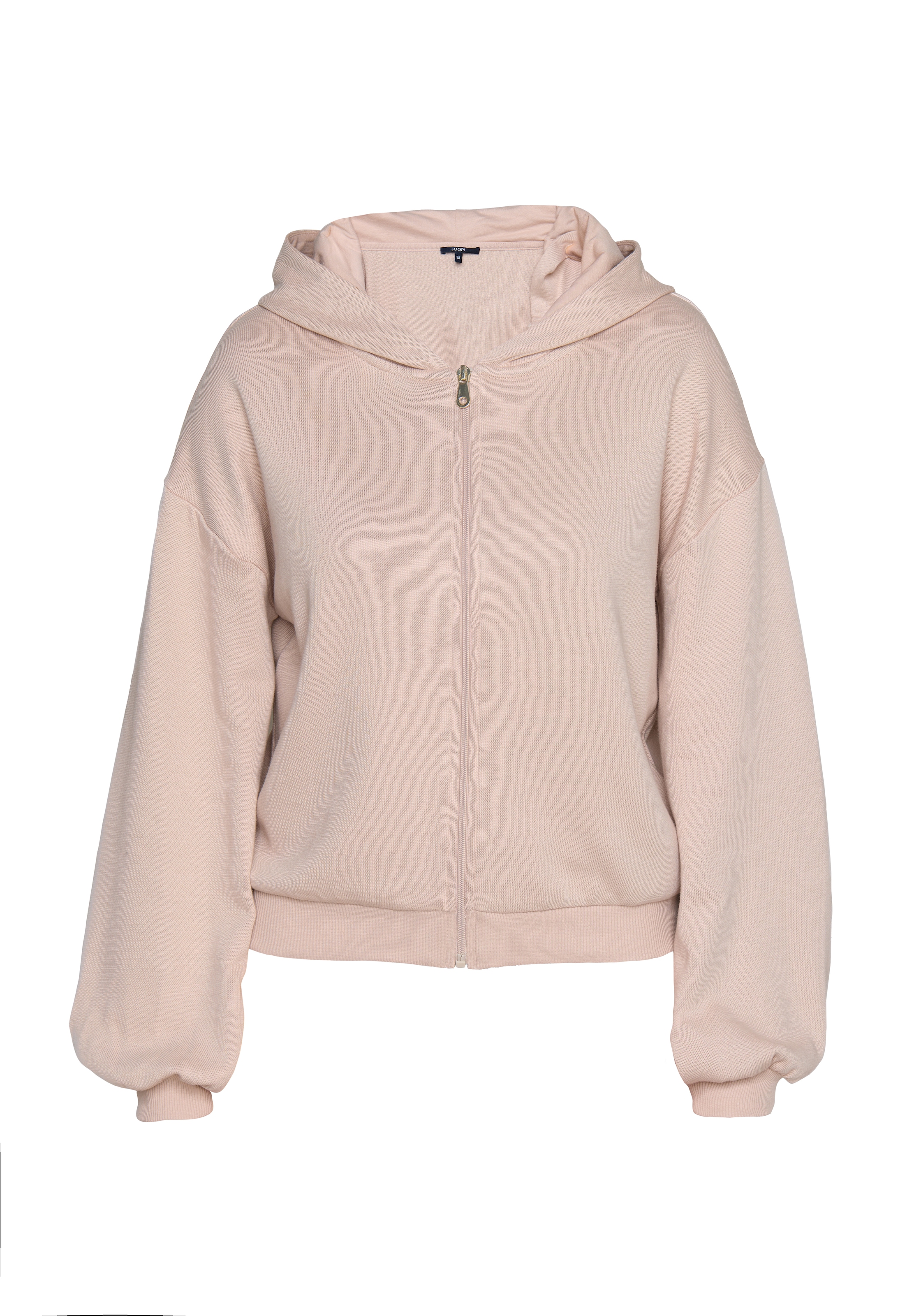 JOOP! Sweatjacke mit Kapuze, für Homewear und Loungewear, aus Jersey
