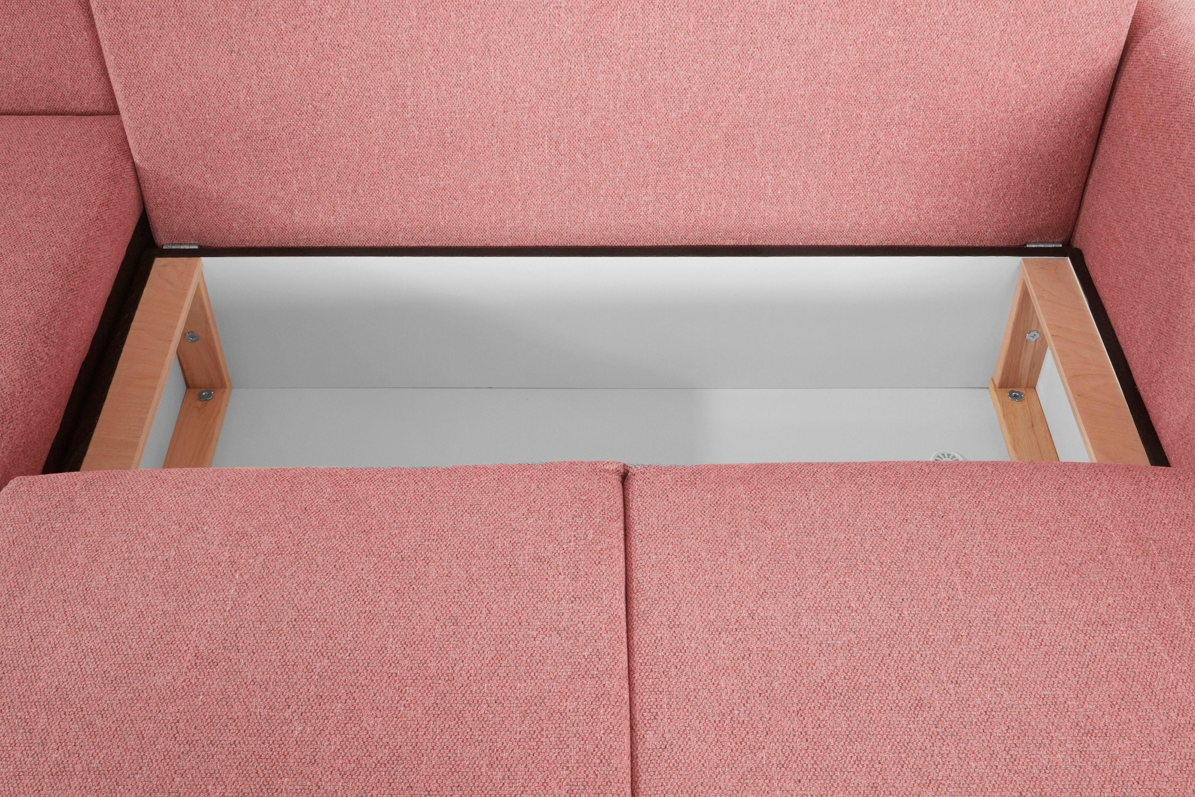 Guido Maria Kretschmer Home&Living Ecksofa »Györ«, L-Form, wahlweise mit Bettfunktion und Bettkasten incl. 2 Zierkissen