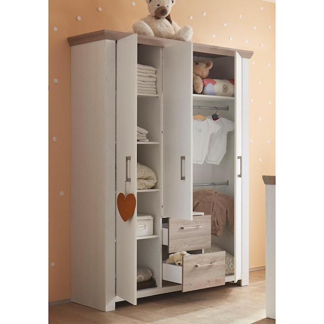 »Stralsund«, St., Babyzimmer-Komplettset | Mäusbacher 3 (Set, bestellen BAUR Wickelkommode, Schrank) Bett,