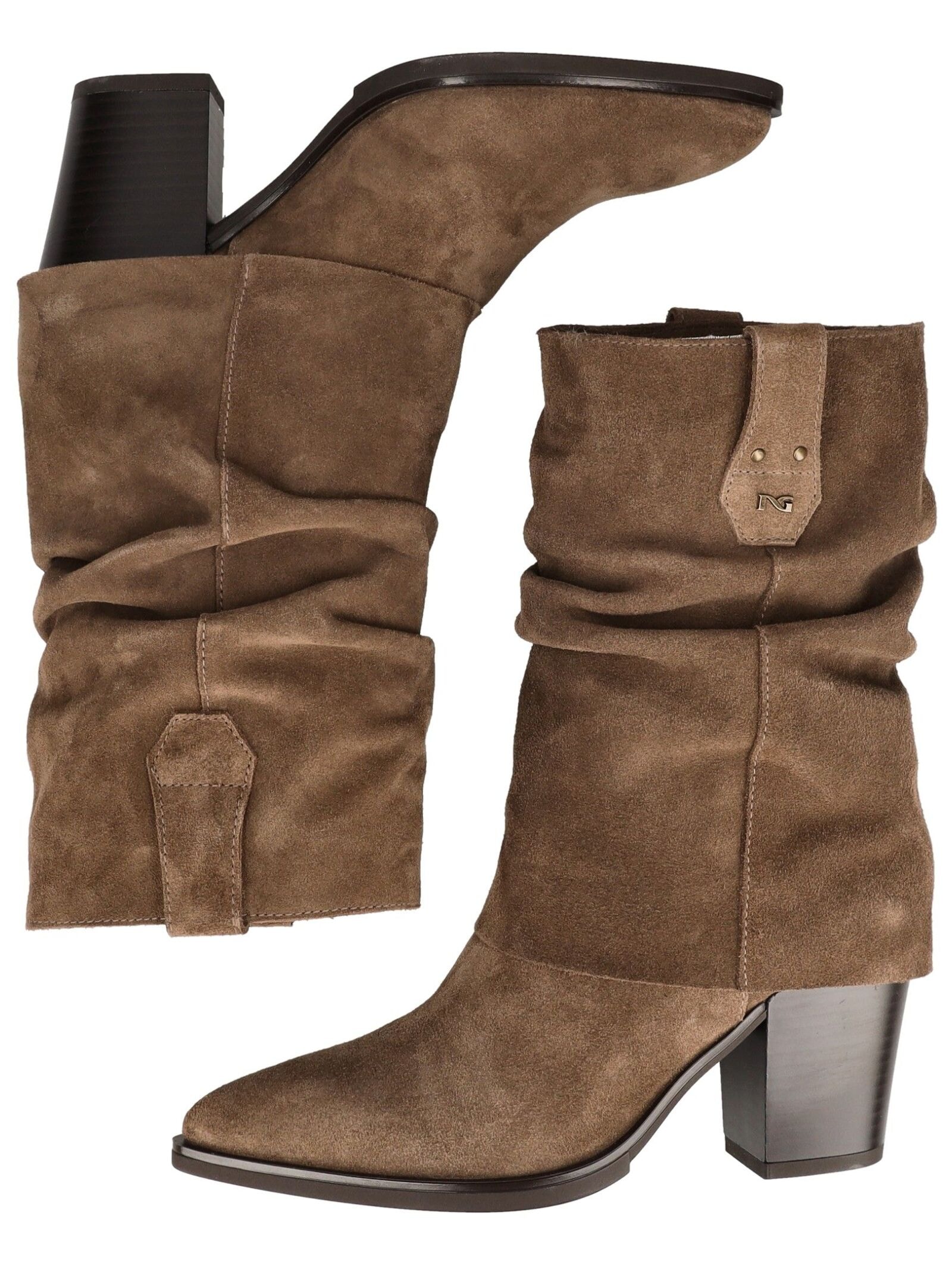 Nero Giardini High-Heel-Stiefelette »Nero Giardini Stiefelette Veloursleder«