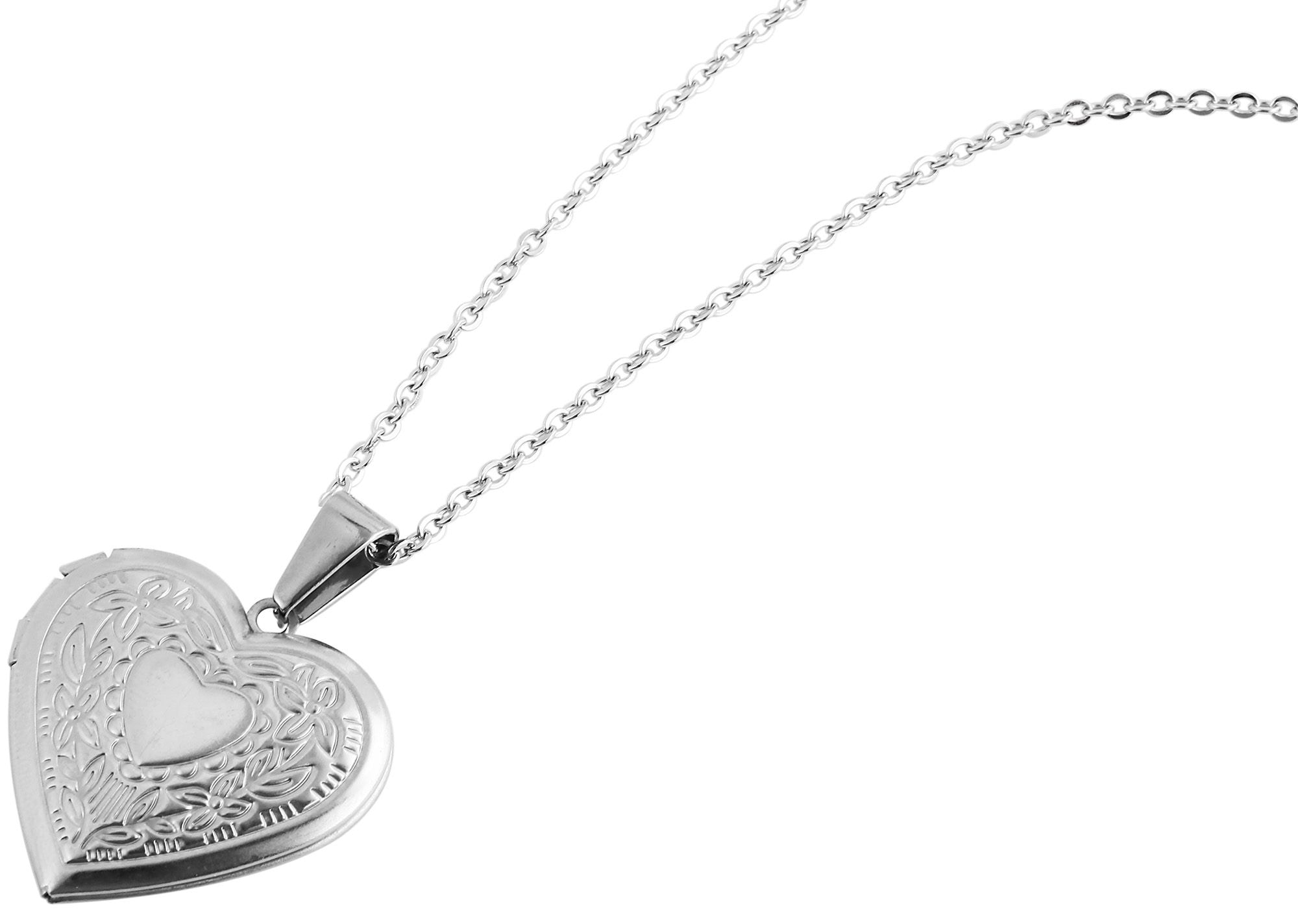 Adelia´s Kette ohne Anhänger »Damen Halskette mit Anhänger – Medaillon aus Edelstahl« Ideal als Geschenk zum einen besonderen Tag