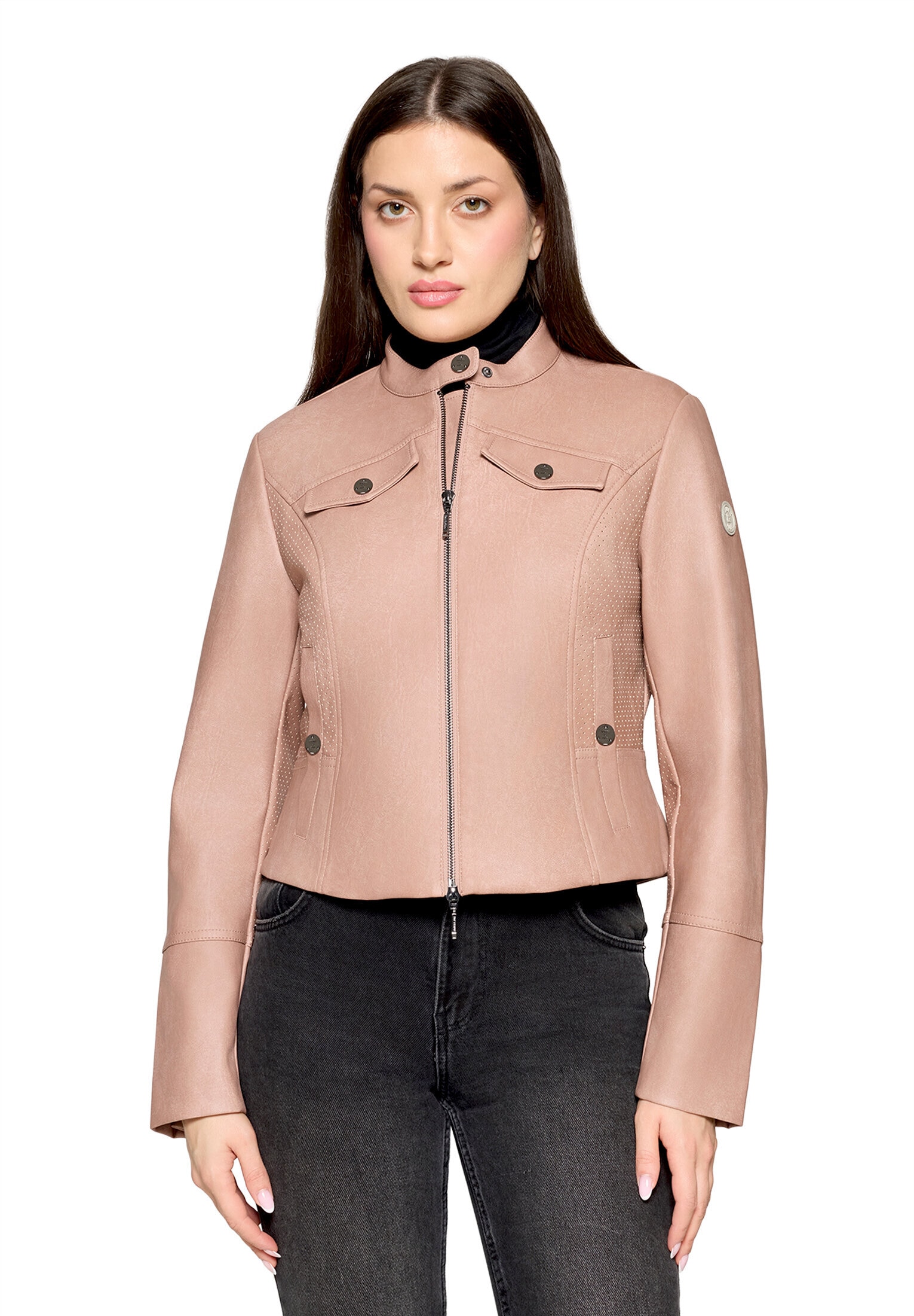Amber & June Canvas Jacket Misty Rose 42 4