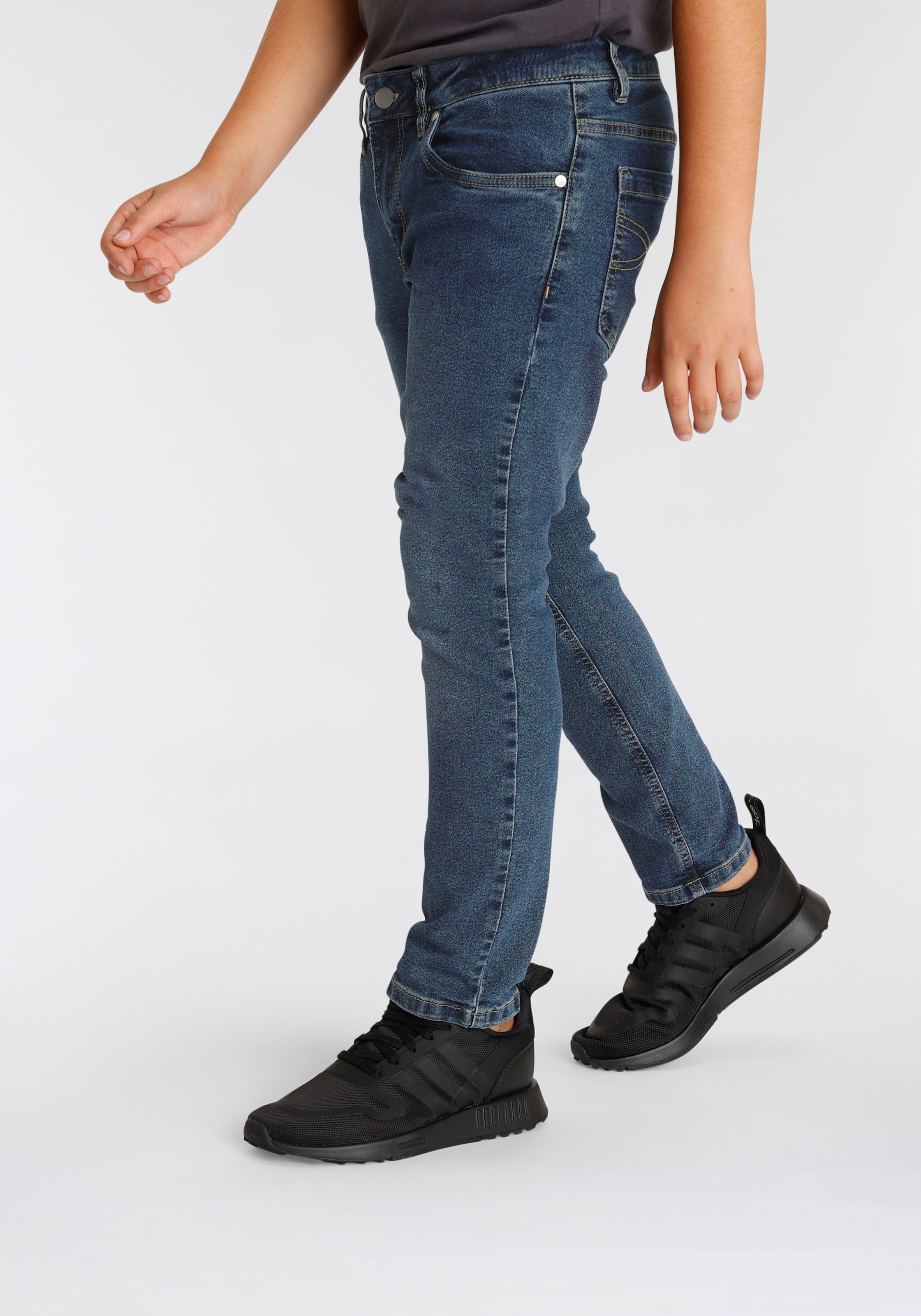 KIDSWORLD Stretch-Jeans Bein« »mit schmalem BAUR kaufen online 