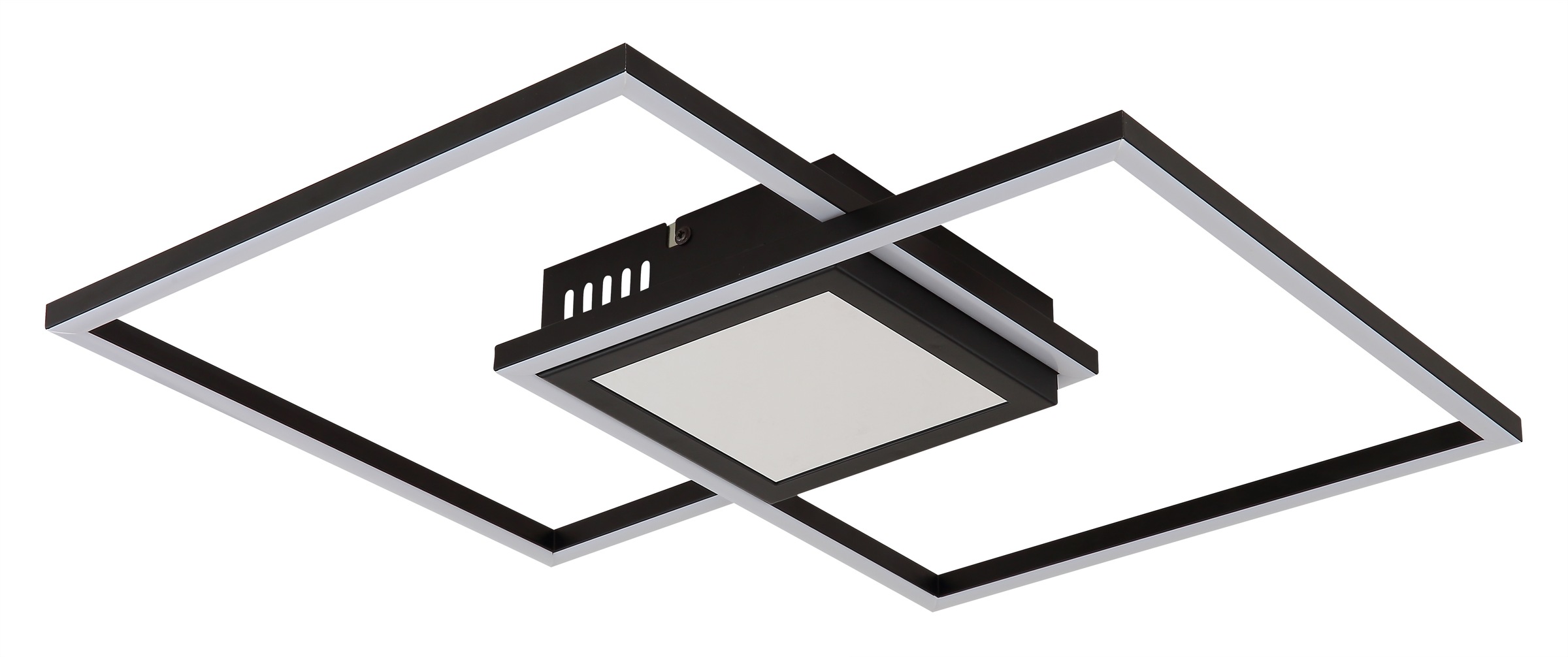 GLOBO LIGHTING LED Deckenleuchte »SAUNDERS«, Leuchtmittel LED-Modul | LED fest integriert, Deckenlampe/Wohnzimmer/Schlafzimmer/modern