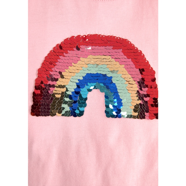 KIDSWORLD Langarmshirt »Regenbogen«, mit Wende-Pailletten online bestellen  | BAUR