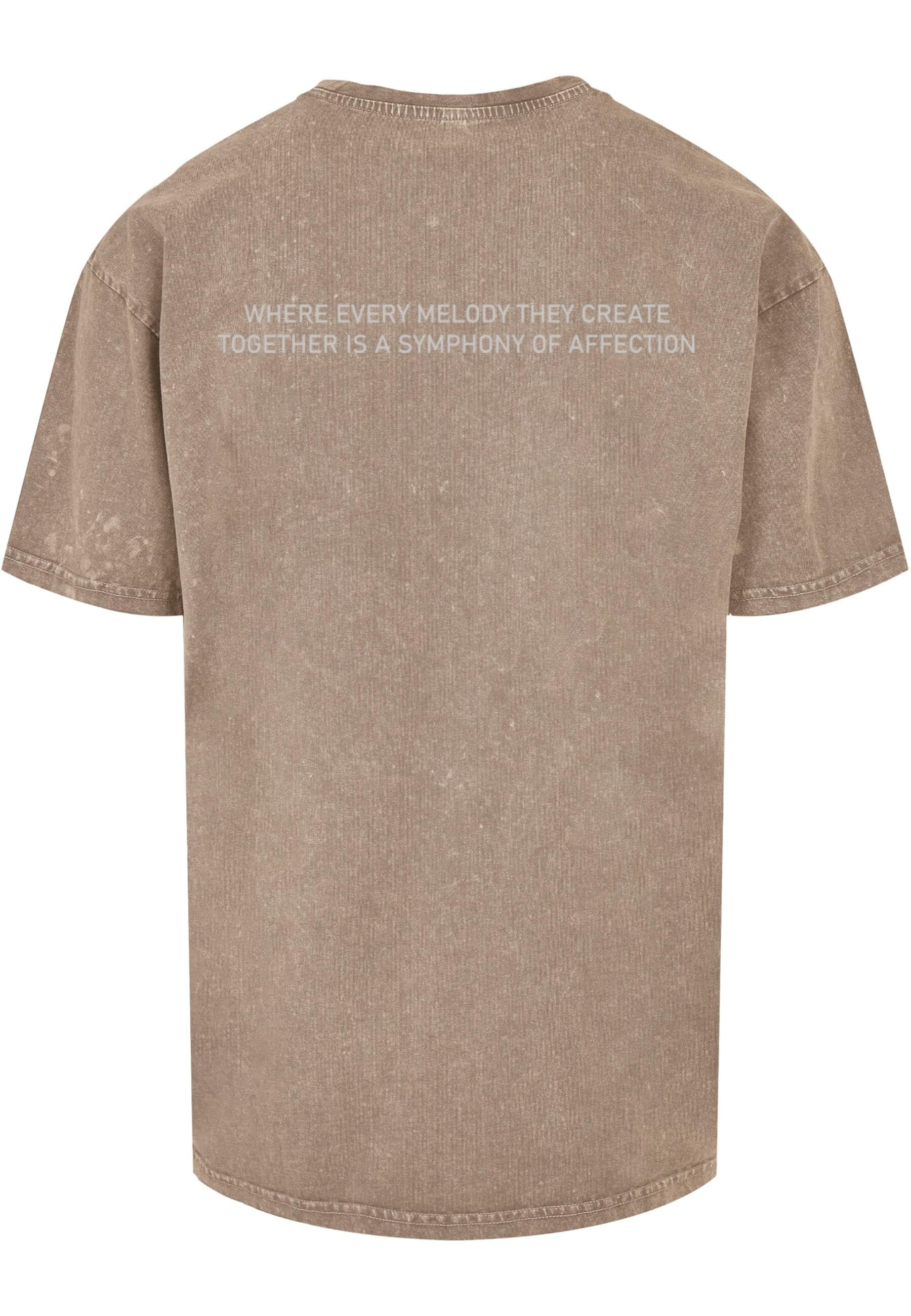 Merchcode T-Shirt »Merchcode Herren Love Birds Acid Washed Heavy Oversize Tee«, (1 tlg.)