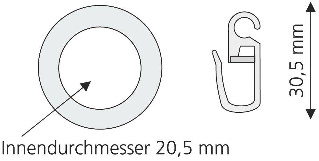 Liedeco Gardinenring günstig online kaufen