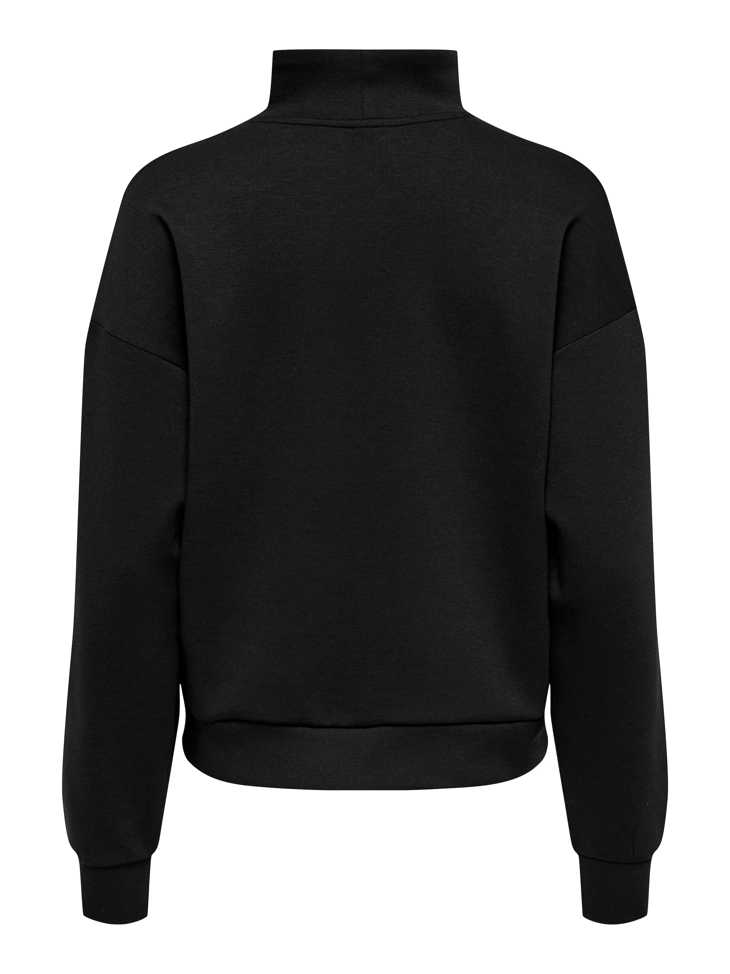 ONLY Play Sweater »ONPLOUNGE HN LS HZ DS SWT NOOS«, Materialmix, loose fit
