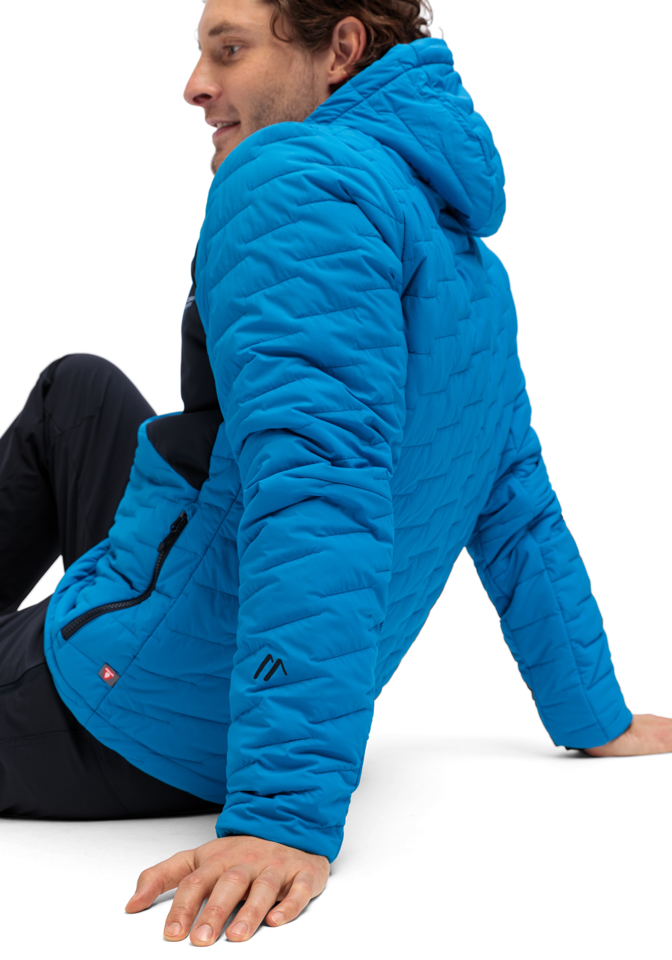 Maier Sports Funktionsjacke »Donovaly M«, Herren Outdoorjacke, Primaloft Jacke mit 3 RV-Taschen und Kapuze