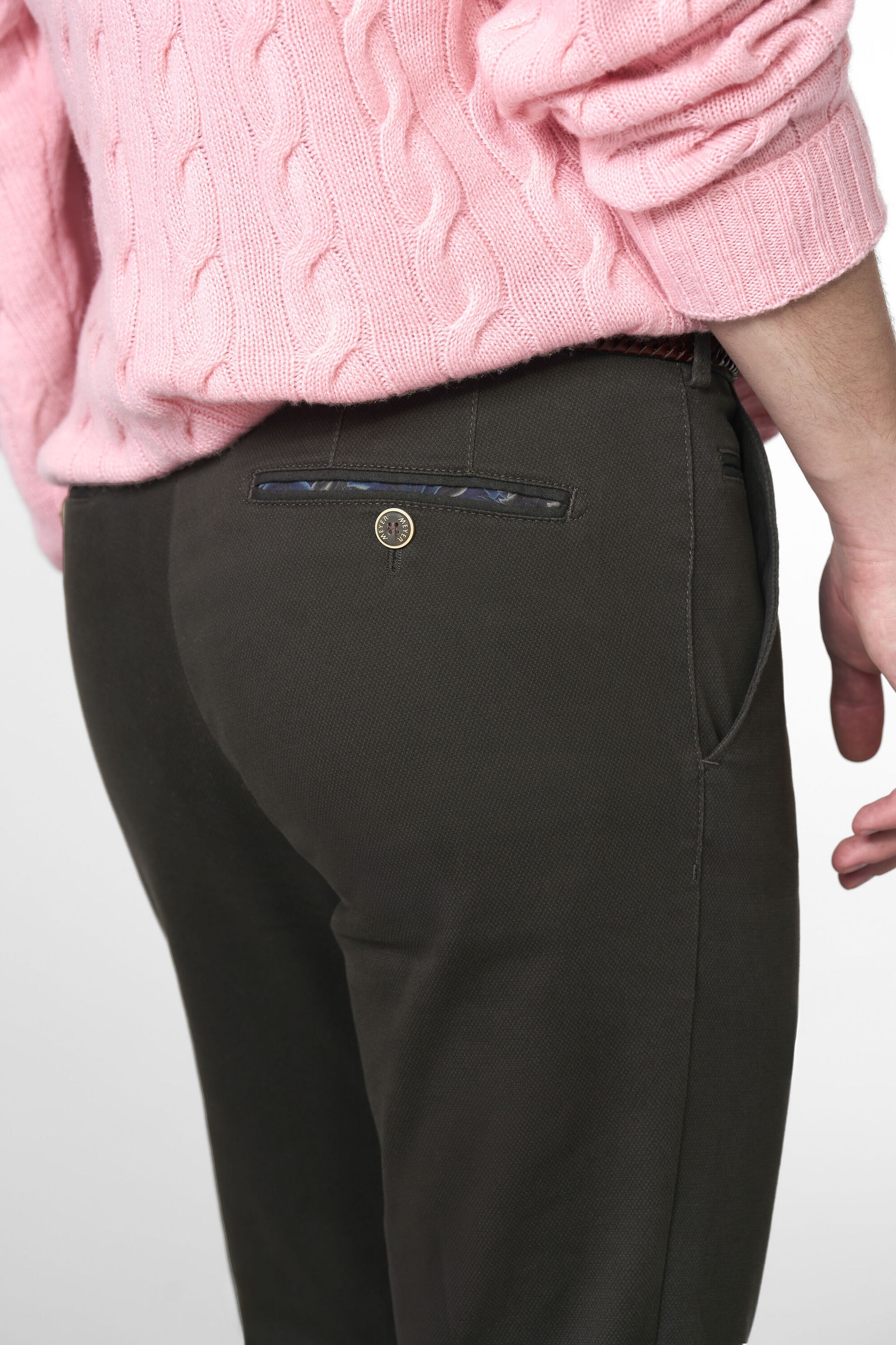 MEYER Chinos »BONN«, mit Micro Print