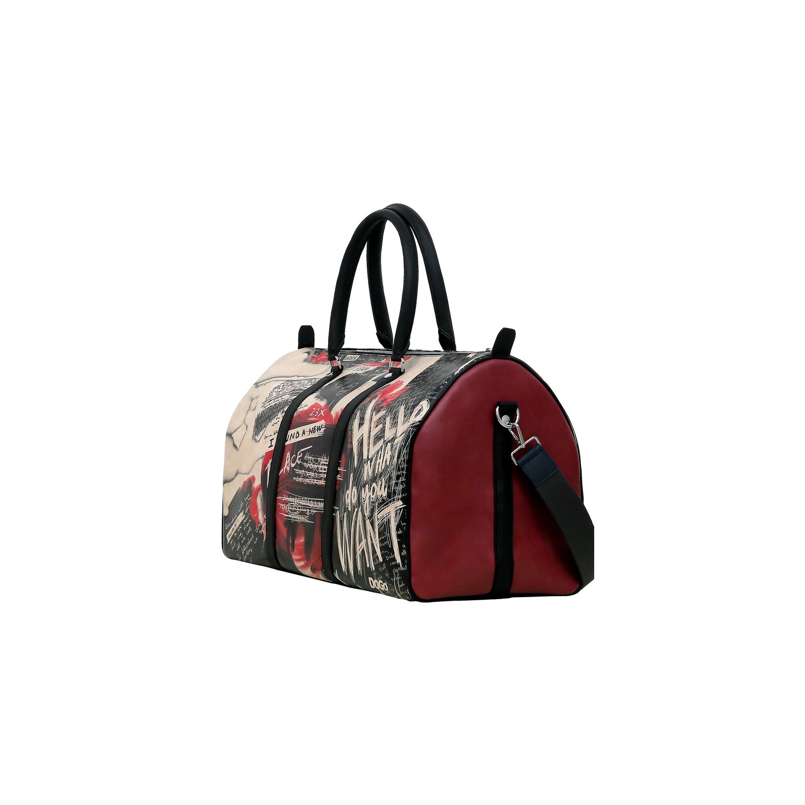 DOGO Reisetasche »Reisetasche Snugline -What Do You Want Art Handgepäck« Handgefertigt