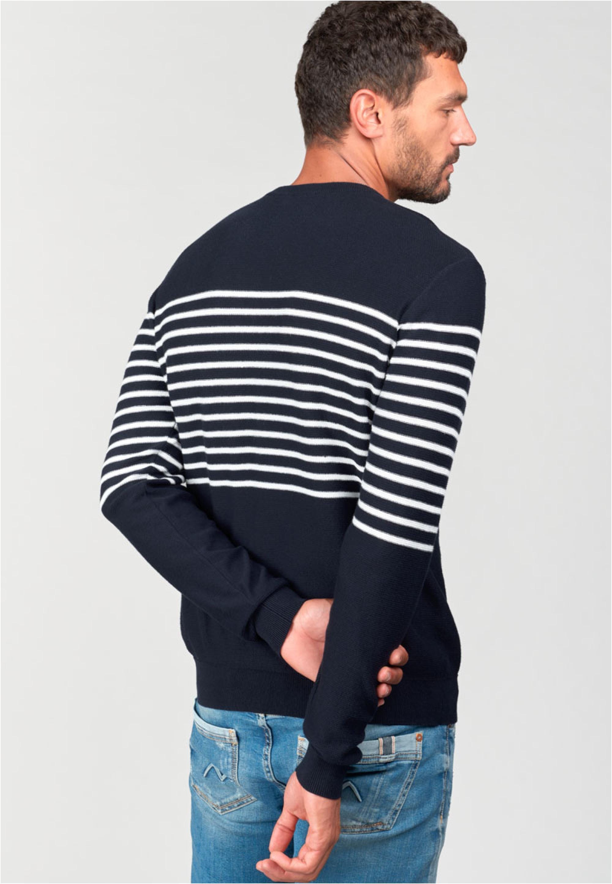Le Temps Des Cerises Strickpullover »ORAS«, mit modischen Streifen