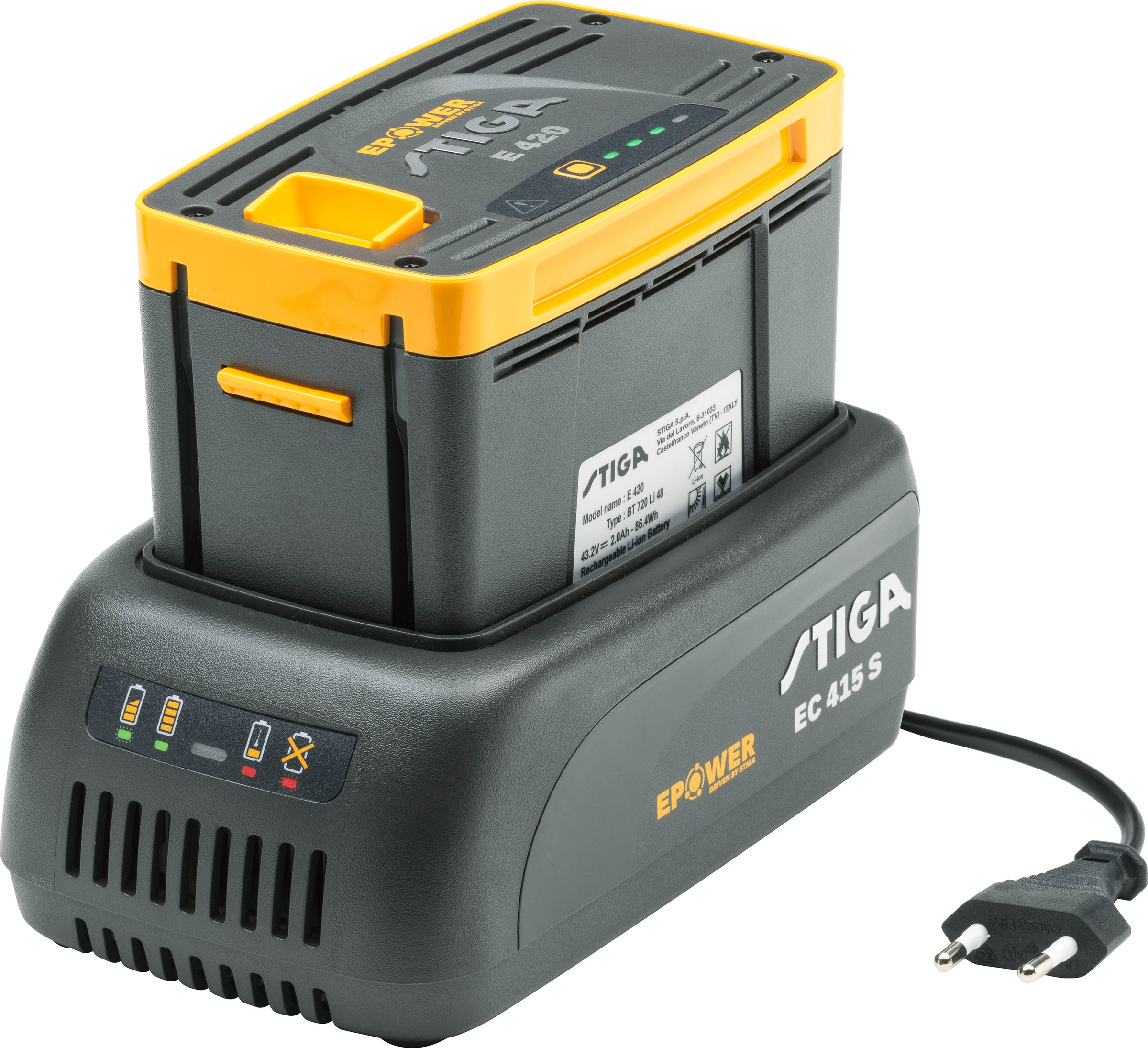 STIGA GARDEN Akku-Laubbläser »BL 500e«, (Spar-Set), 198 km/h Blasgeschwindigkeit, mit Akku 48V/2Ah und Ladegerät