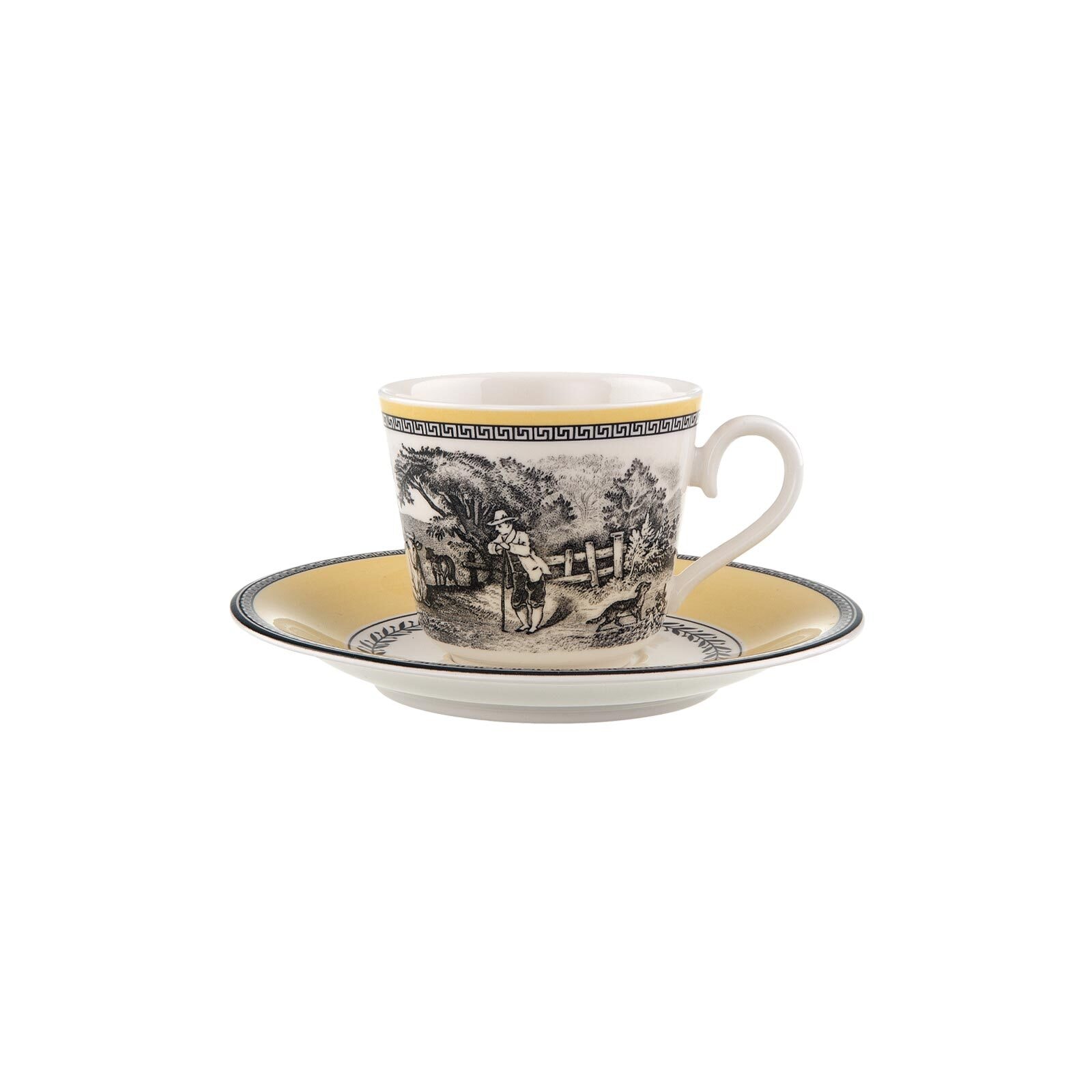Villeroy & Boch Tasse "Kaffeetasse mit Untertasse Audun Ferme 150 ml bunt"