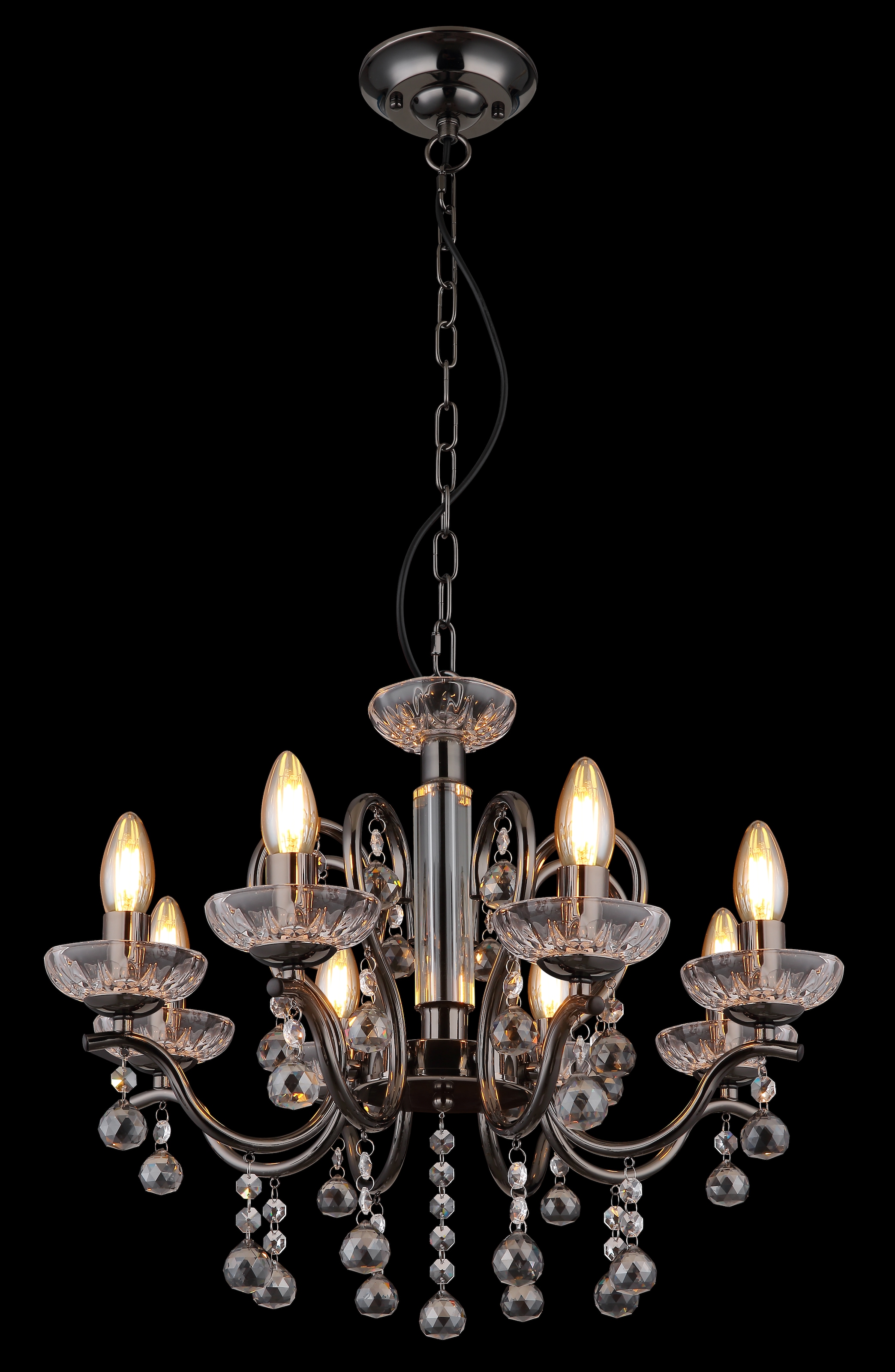 GLOBO LIGHTING Hängeleuchte »CAMILA«, Leuchtmittel E14 | ohne Leuchtmittel, Hängelampe/Pendelleuchte/Esszimmer/Wohnzimmer/Esstisch
