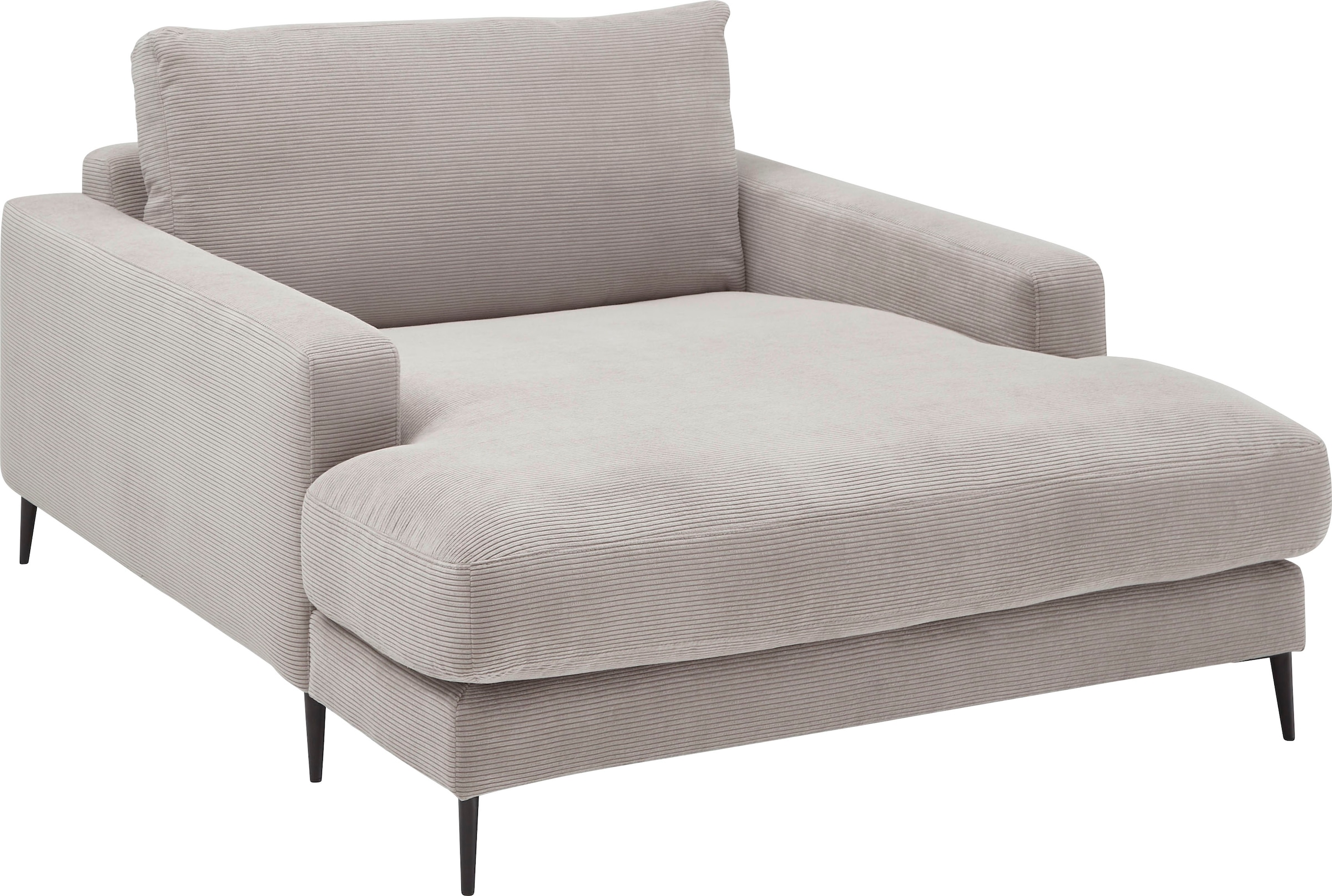 INOSIGN Chaiselongue »Downtown Loungemöbel zum Relaxen, B/T/H: 132/170/84 cm«, auch in Bouclé, Cord und Easy care - leicht mir Wasser zu reinigen