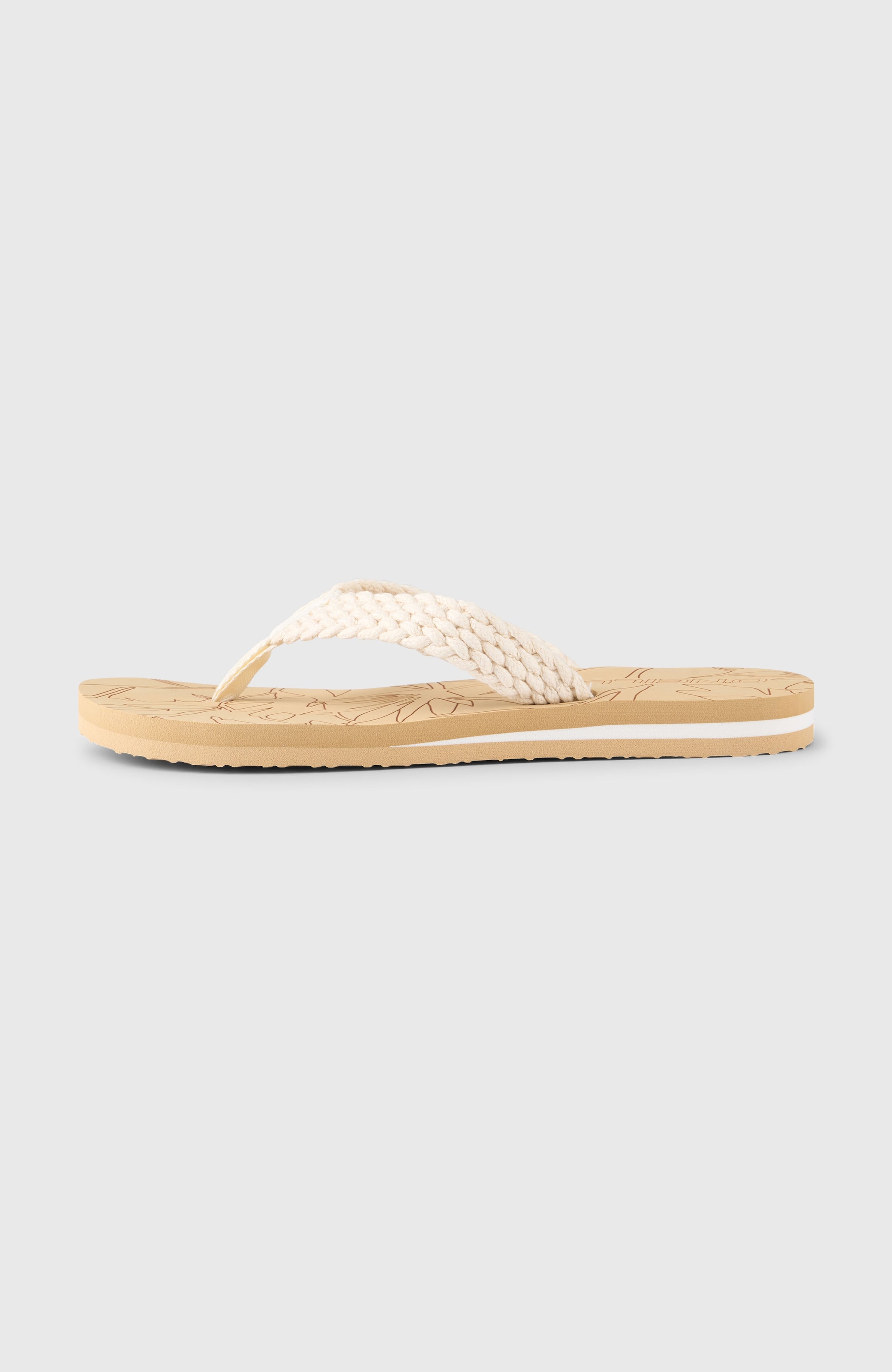 O'Neill Zehentrenner »O'NEILL FLORAL SANDALS«  Sommerschuh, Sandale, Schlappen, mit Gummilaufsohle