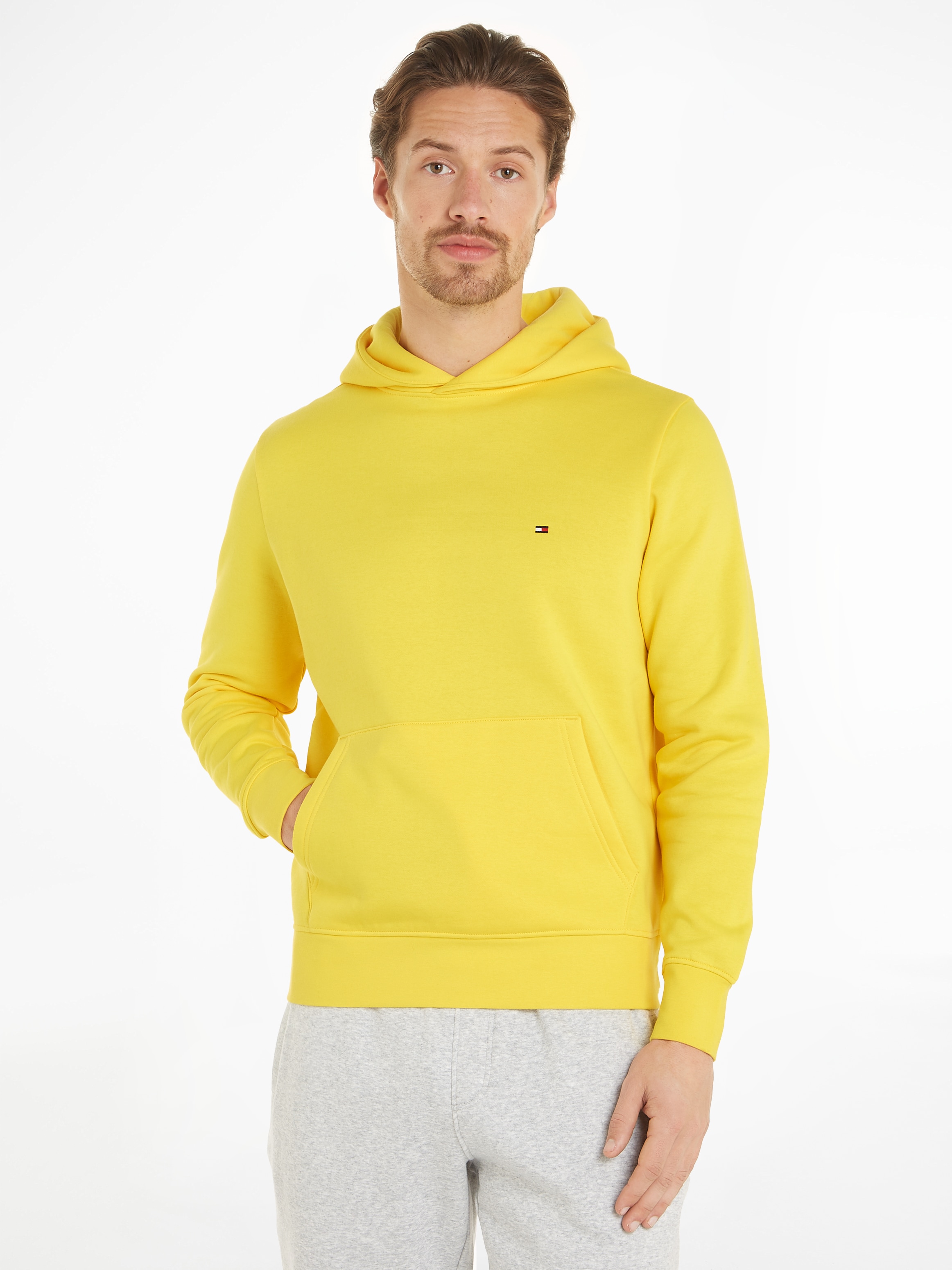 Tommy Hilfiger Hoodie "FLAG LOGO HOODY", mit Kängurutasche vorne günstig online kaufen