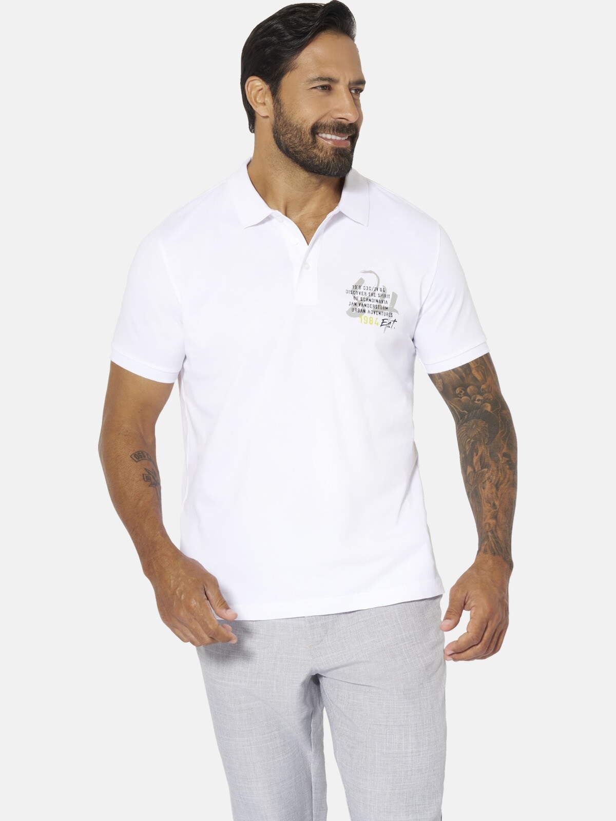 Jan Vanderstorm Poloshirt "Poloshirt MAUNOR"
