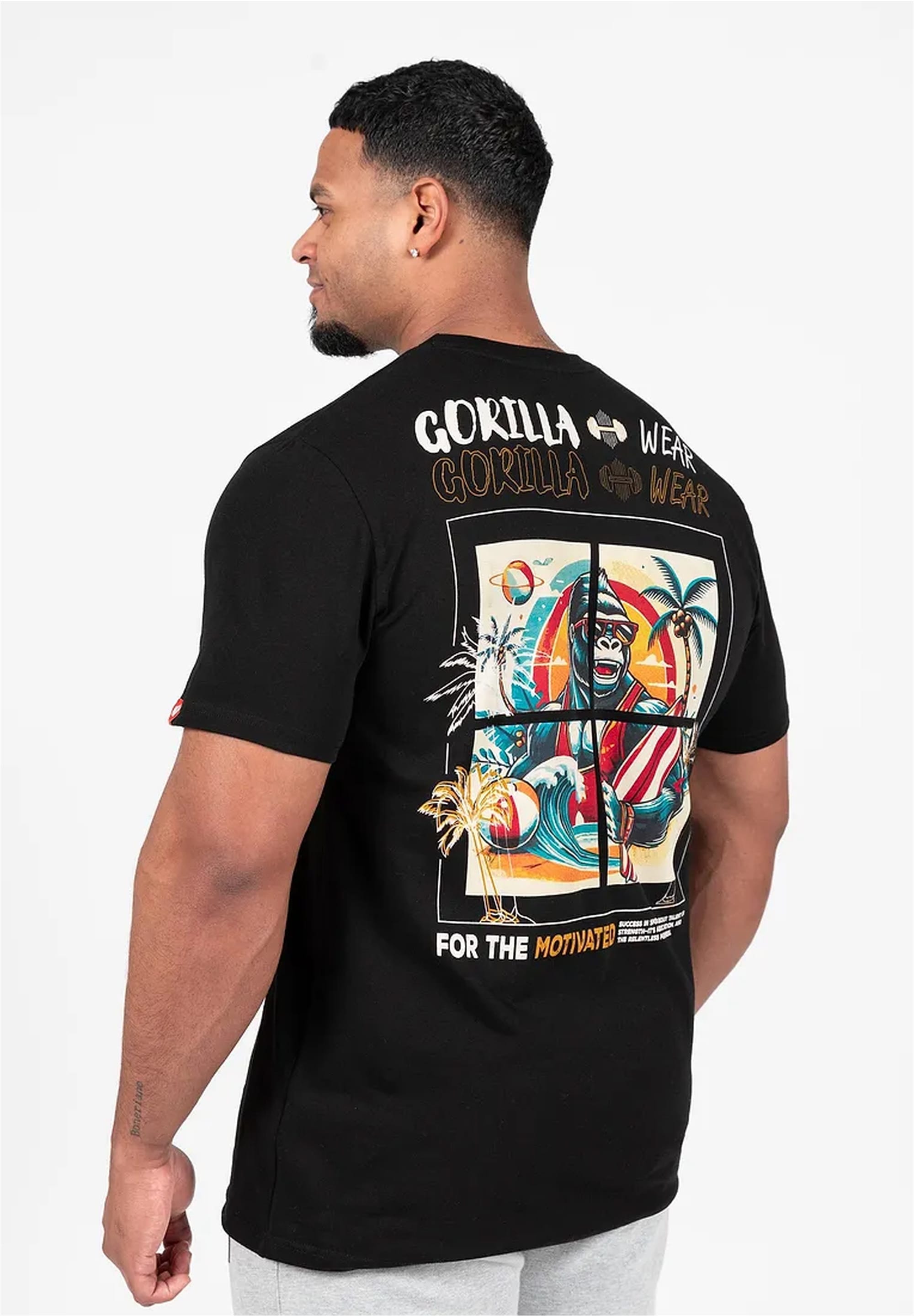 Gorilla Wear Funktionsshirt »Santa Cruz«, mit großem Rücken-Print