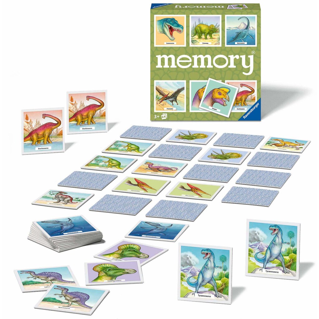 Ravensburger Spiel »memory® Dinosaurier«, Made in Europe, FSC® - schützt Wald - weltweit