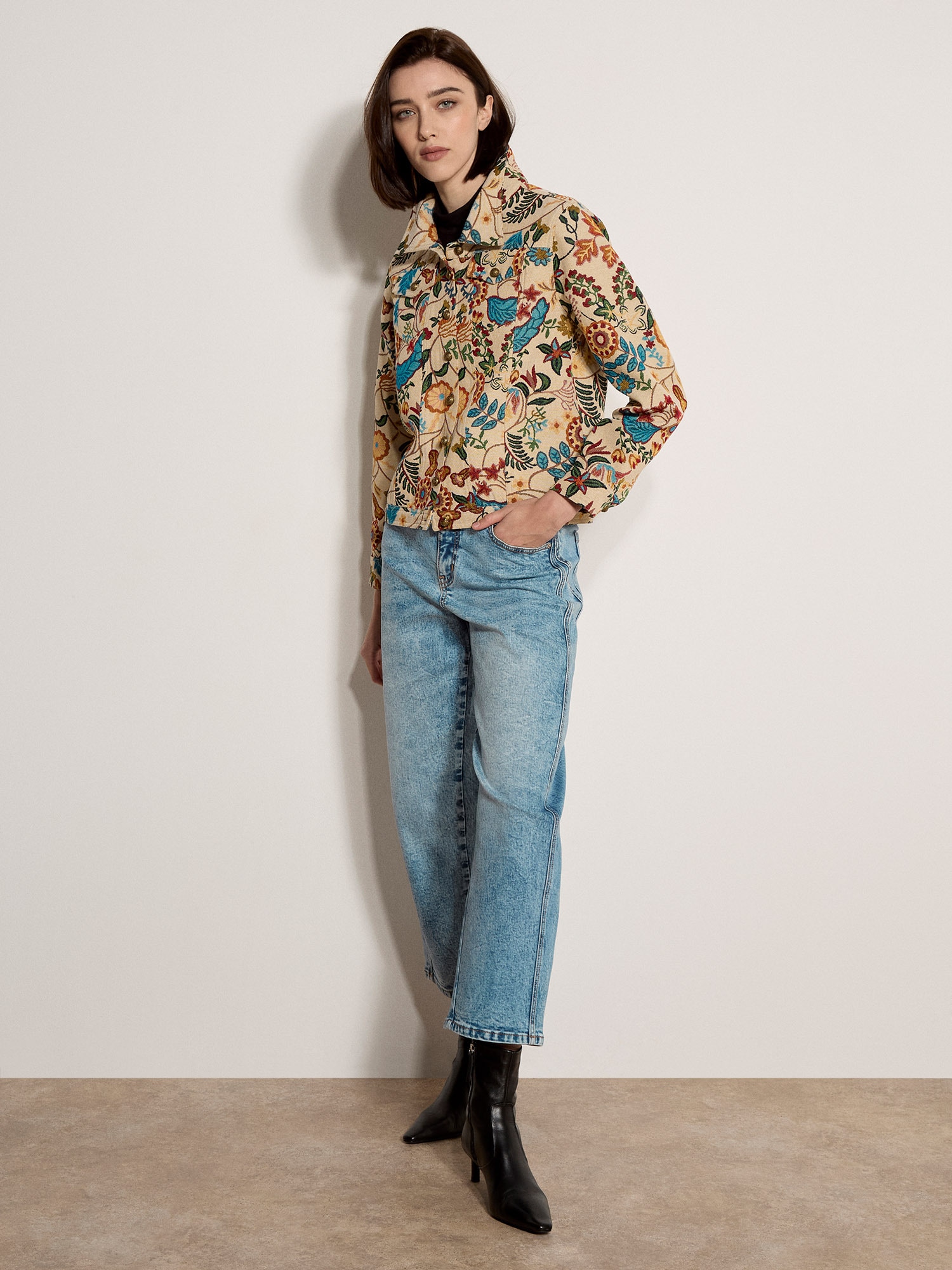 Apricot Kurzjacke »Jacke« mit Blumenmuster