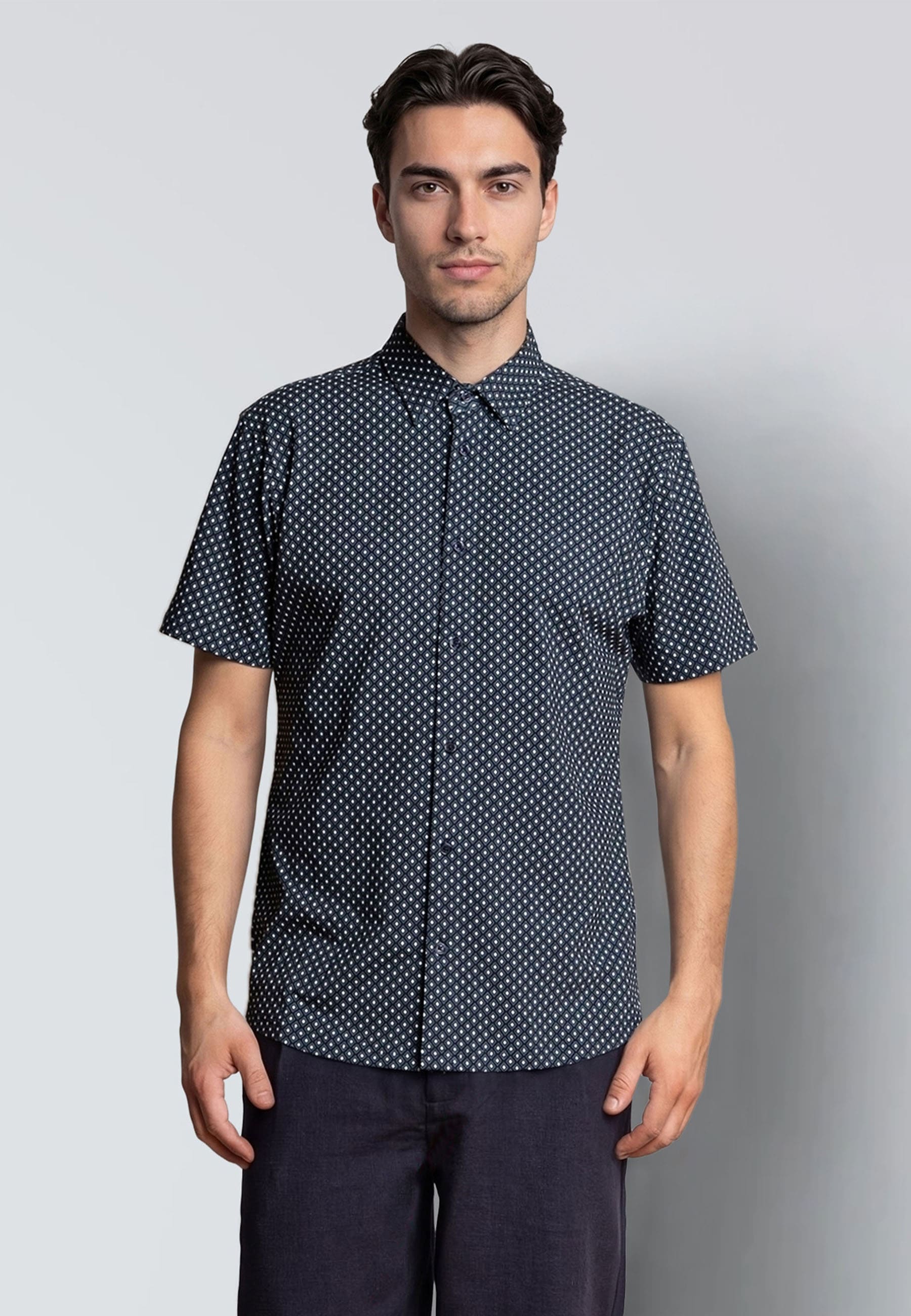 Clean Cut Copenhagen Langarmhemd »Clean Cut Copenhagen Clean Formal Aop Stretch Shirt S/S« 1
