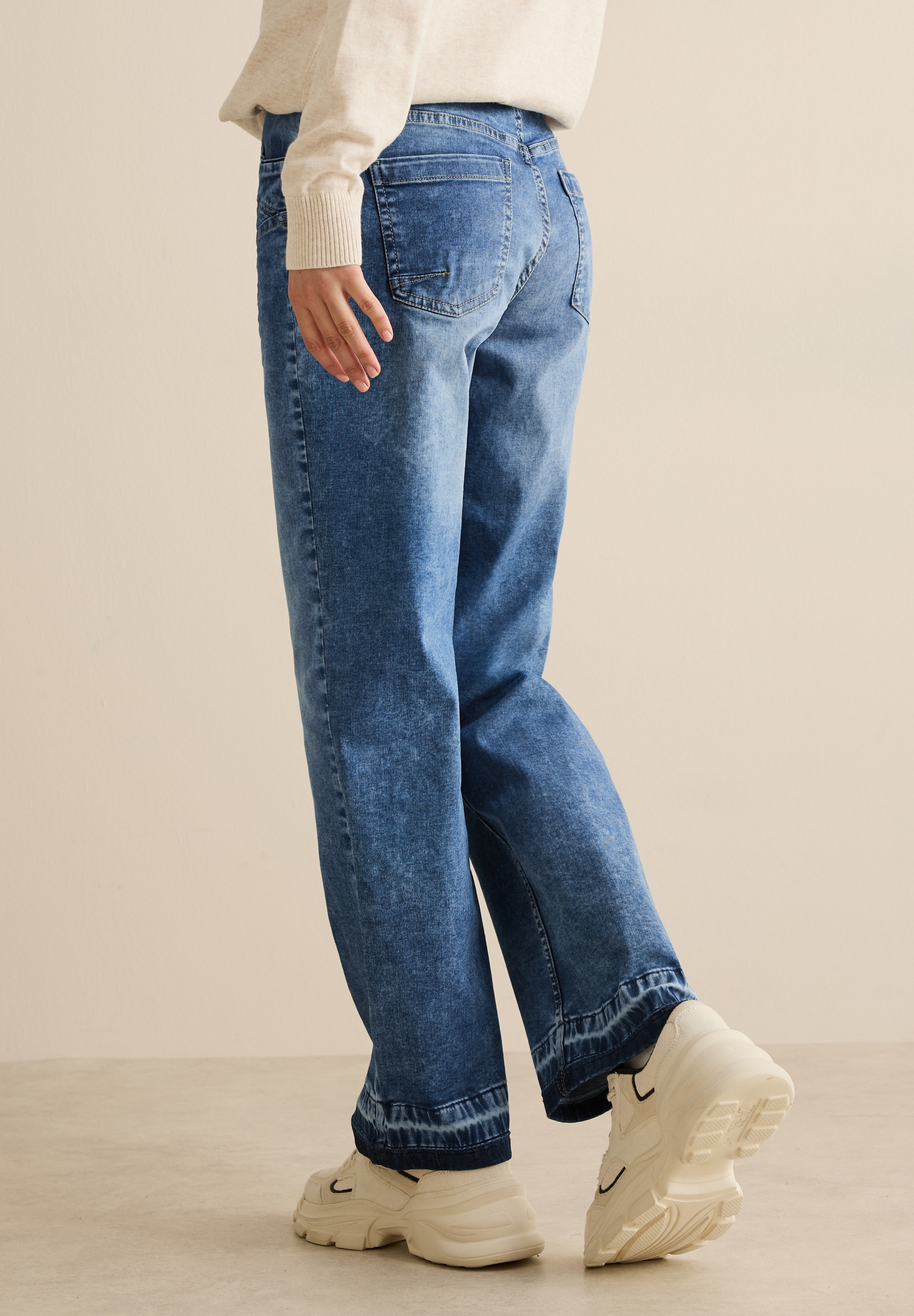 CECIL 5-Pocket-Jeans Style Neele mit weit geschnittenen Beinen günstig online kaufen