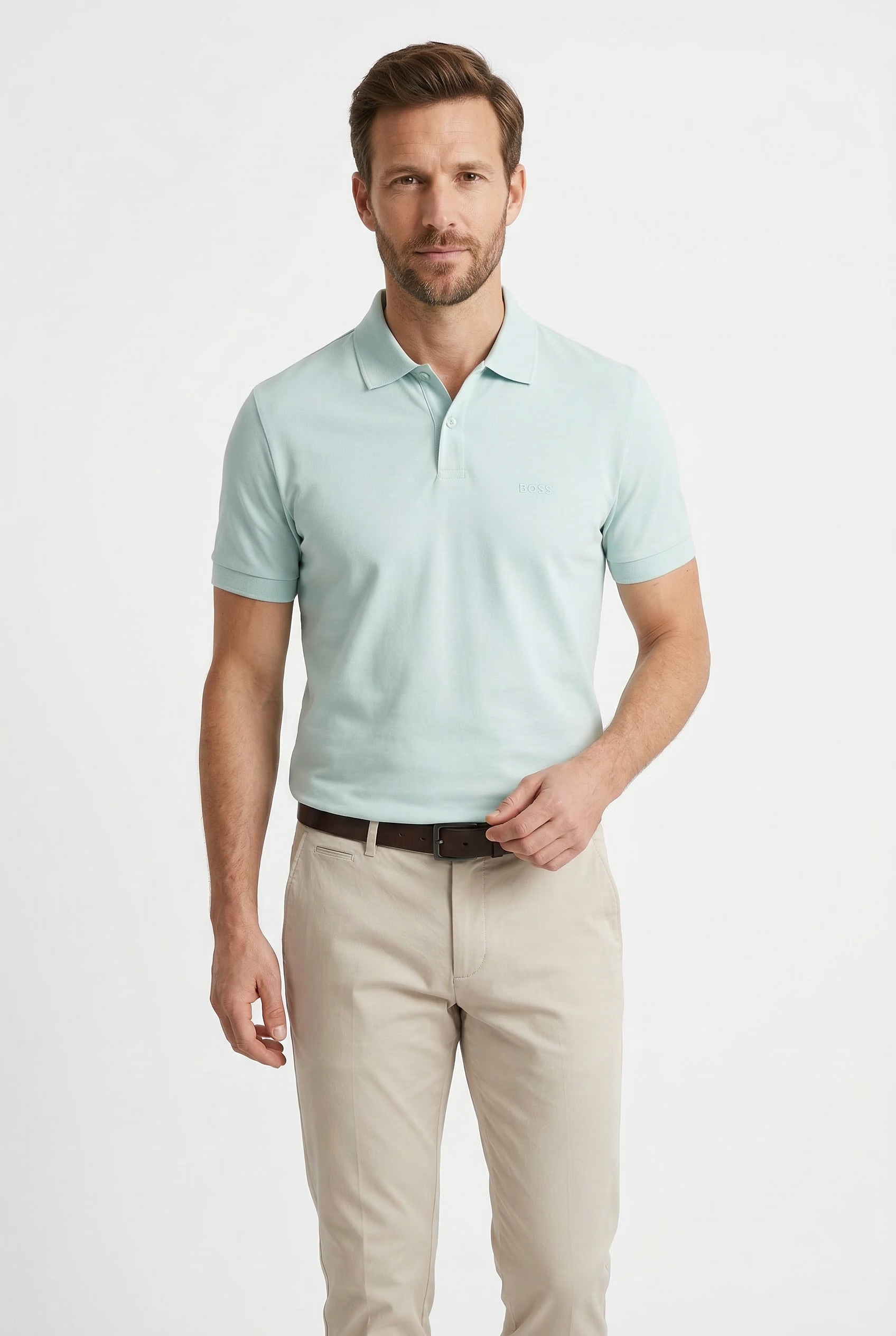 BOSS GREEN Poloshirt "Pio 2 Jersey Regular Fit" Cotton Jersey Polo, pflegeleicht 100% Baumwolle
