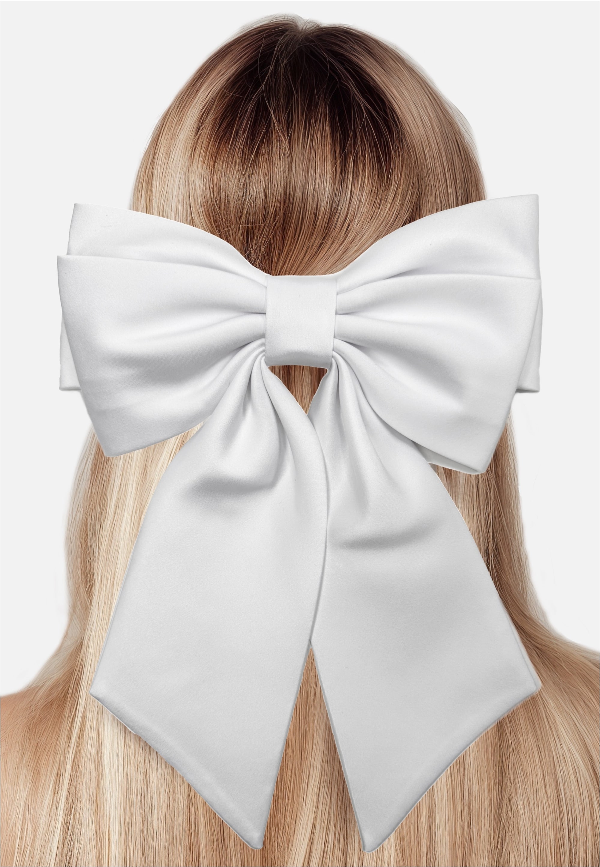 FILIPPA FIRENZE Schmuckset »Big Bow«, mit großer Doppel-Schleife aus weißem Satin