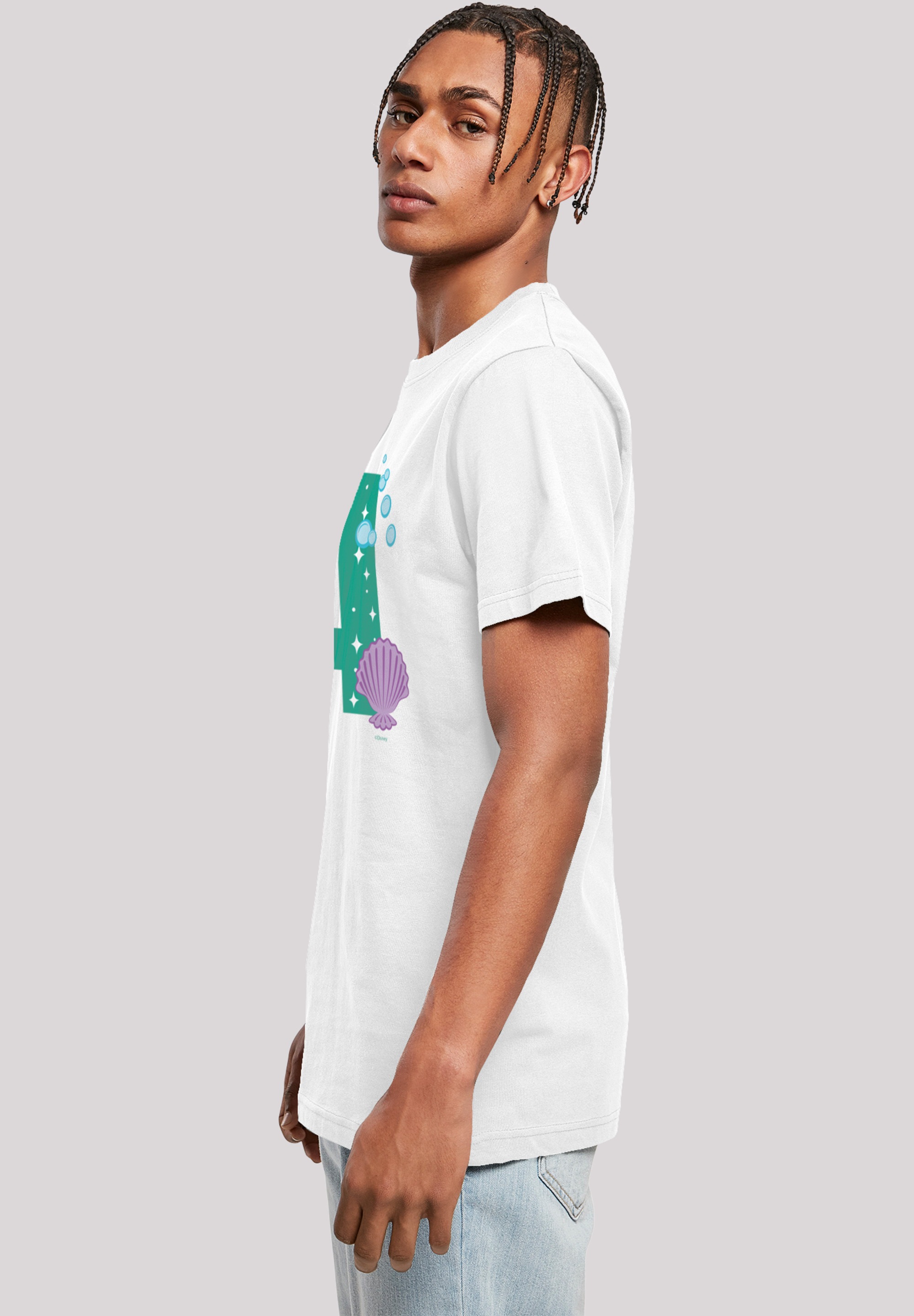 F4NT4STIC T-Shirt »Disney Alphabet A Is For Arielle die Meerjungfrau«, Print