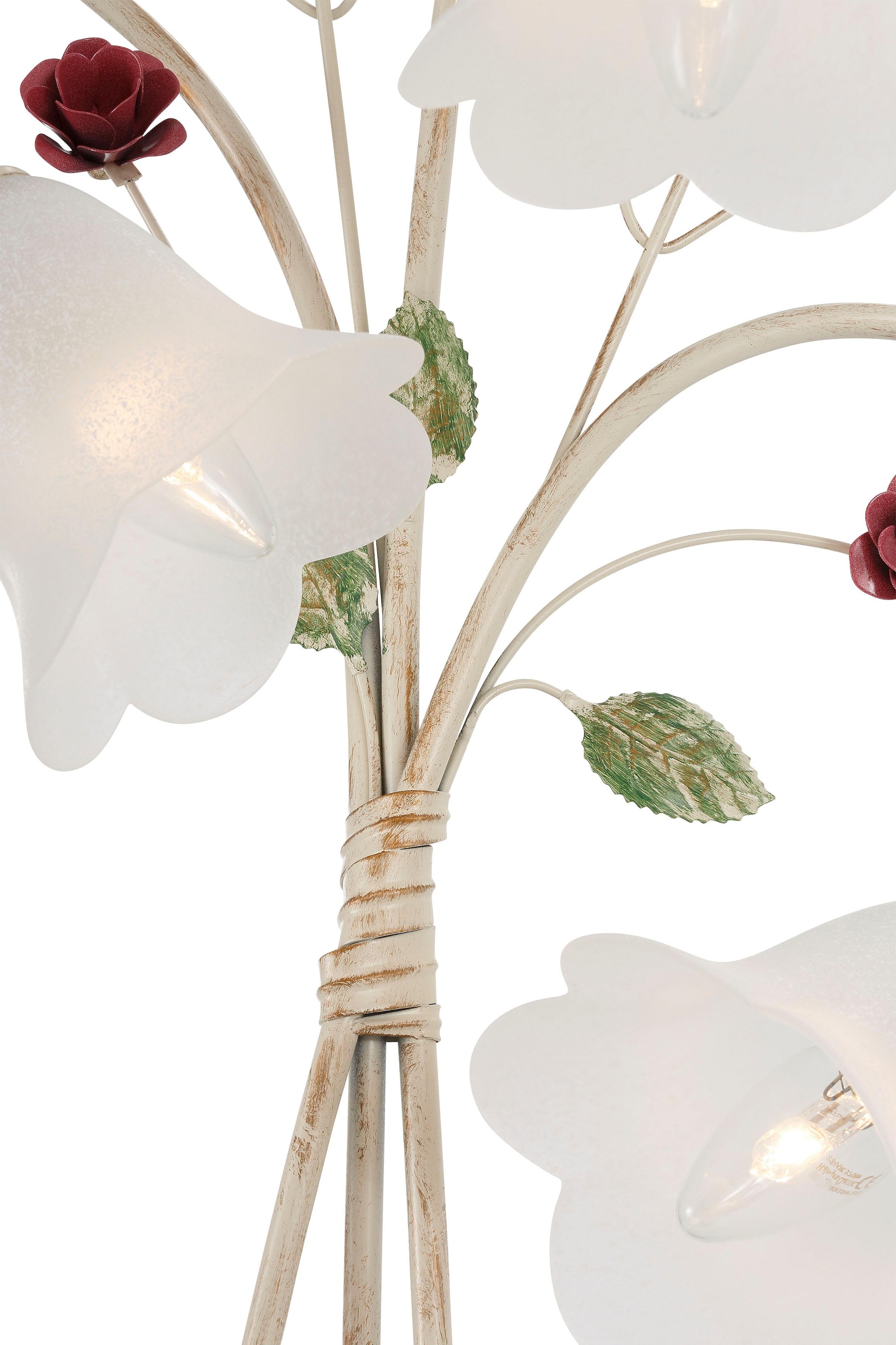 Home affaire Stehlampe »ROSA«, 3 flammig, Leuchtmittel E14 | ohne Leuchtmittel