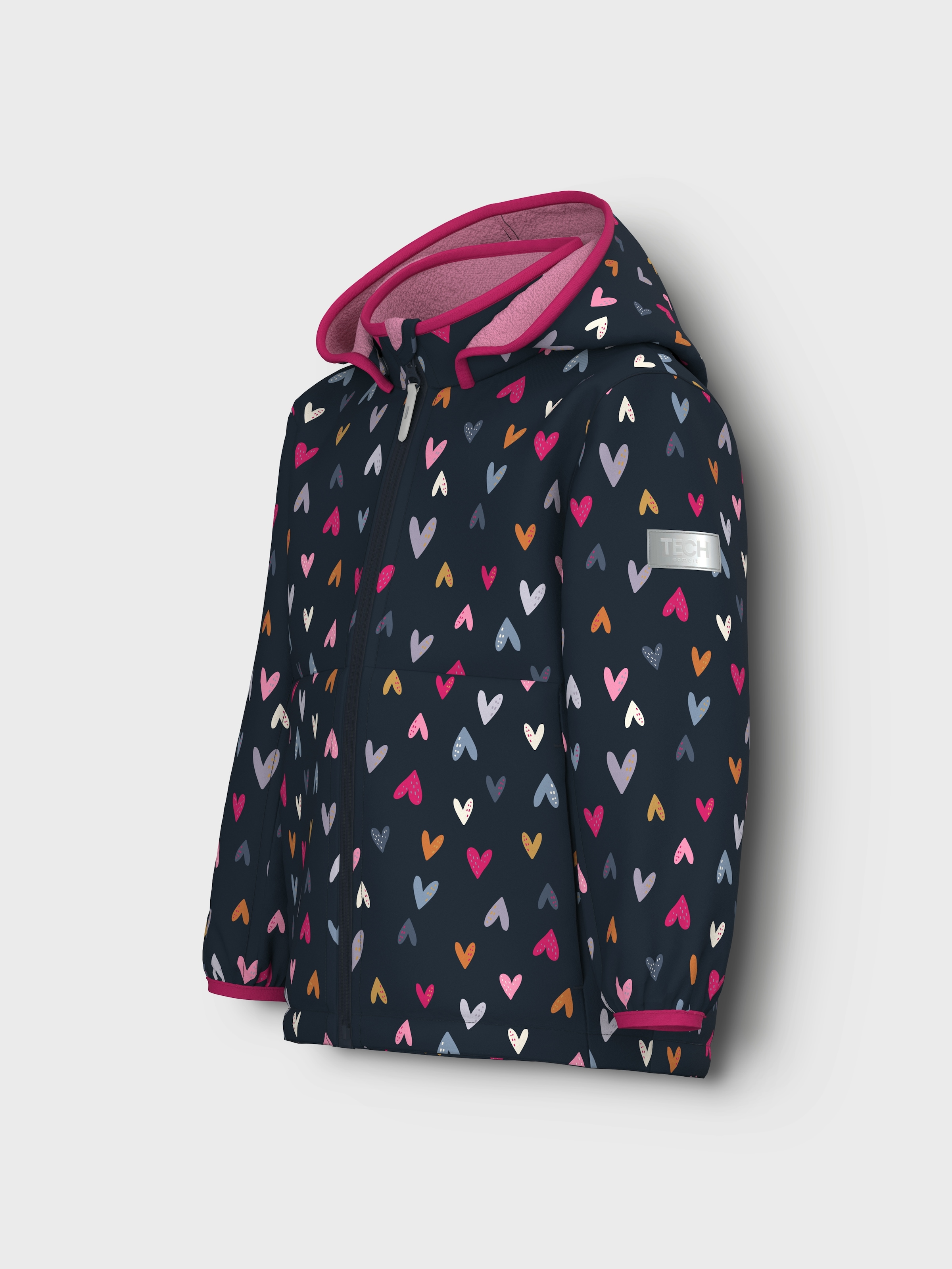 Name It Softshelljacke »NMFMALTA05 SOFTSHELL JACKET AOP FO«, mit Kapuze