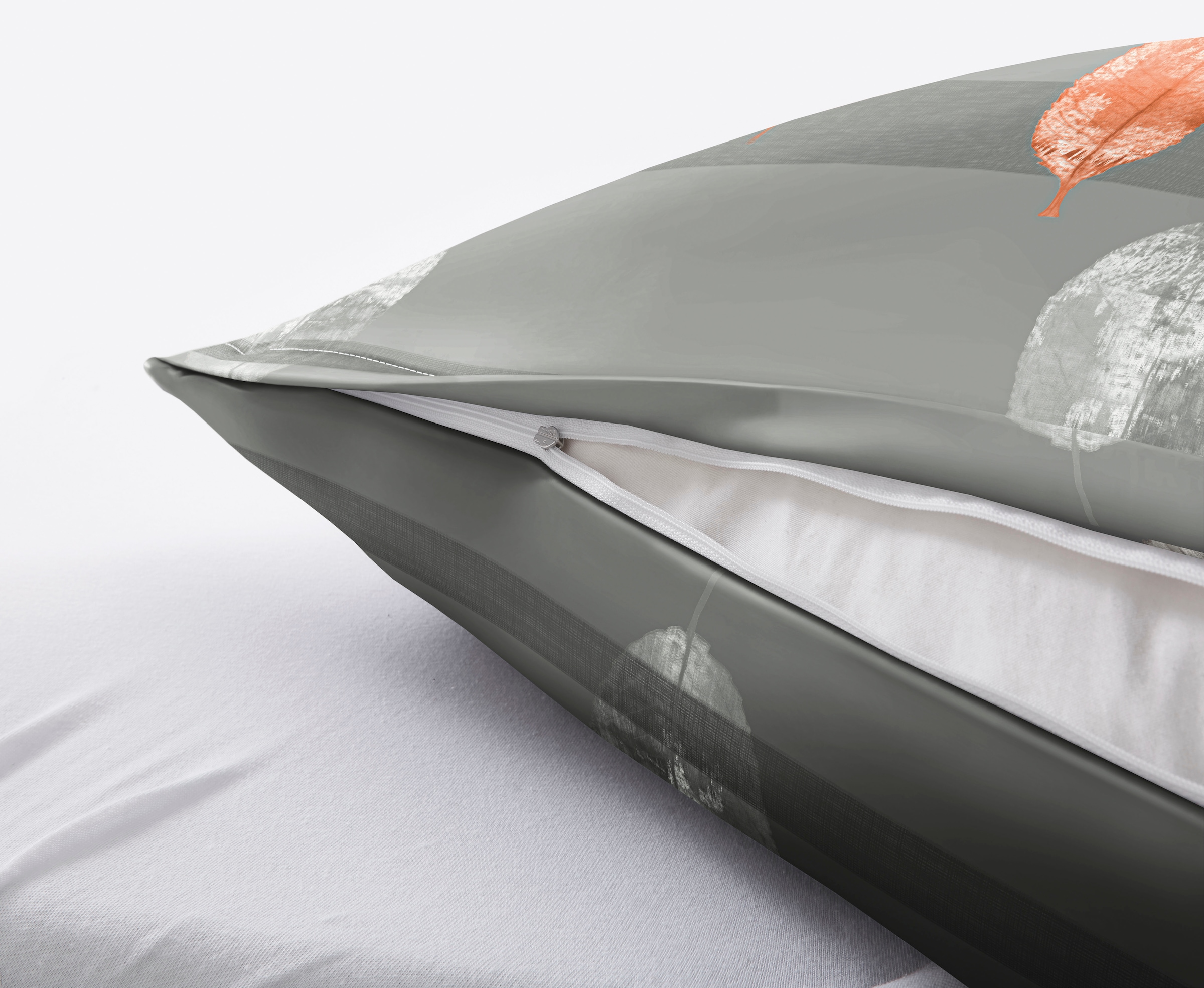 Kleine Wolke Bettwäsche »Laurus« 2 Stk. tlg. mit Blättern