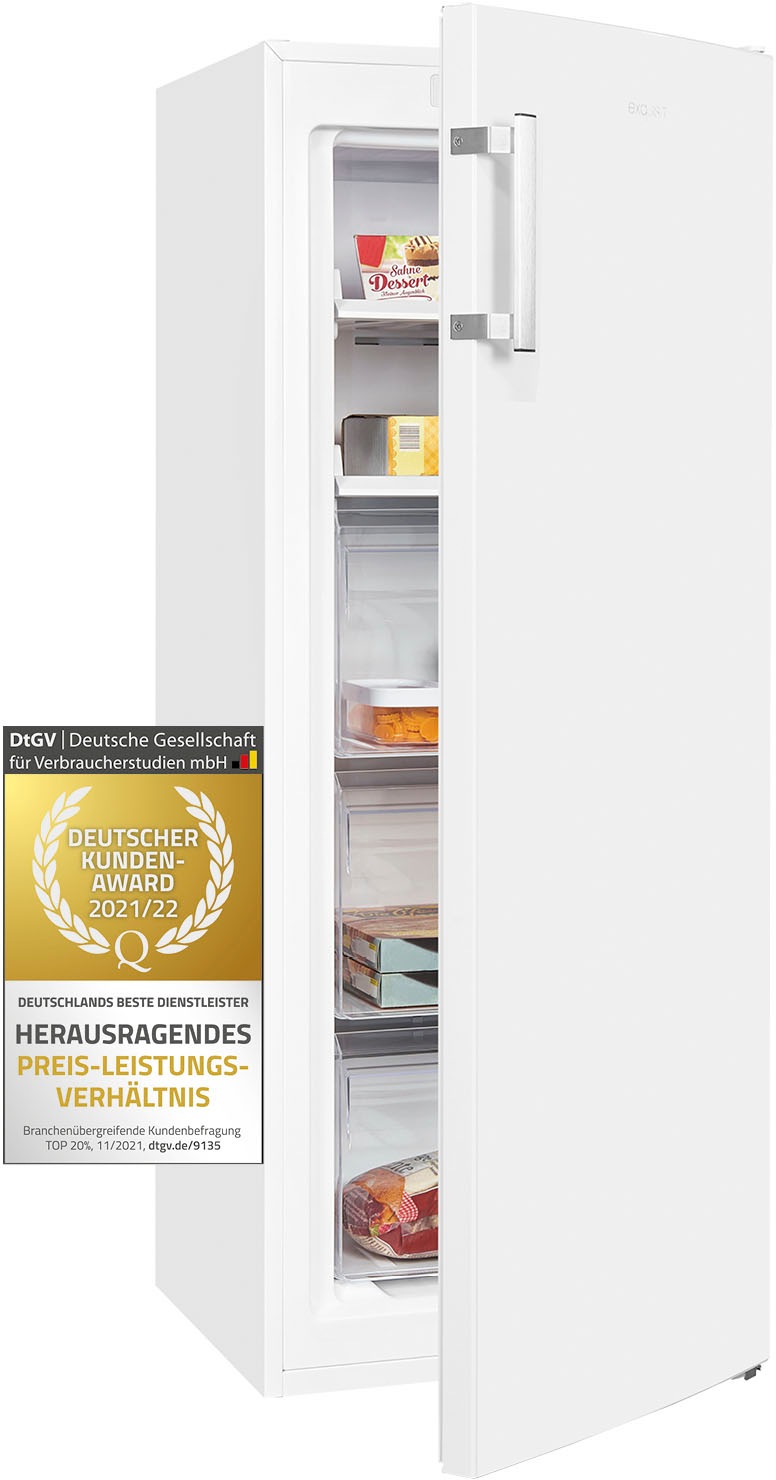 exquisit Gefrierschrank »GS231-NF-H-040D«, 143 cm hoch, 54 cm breit kaufen