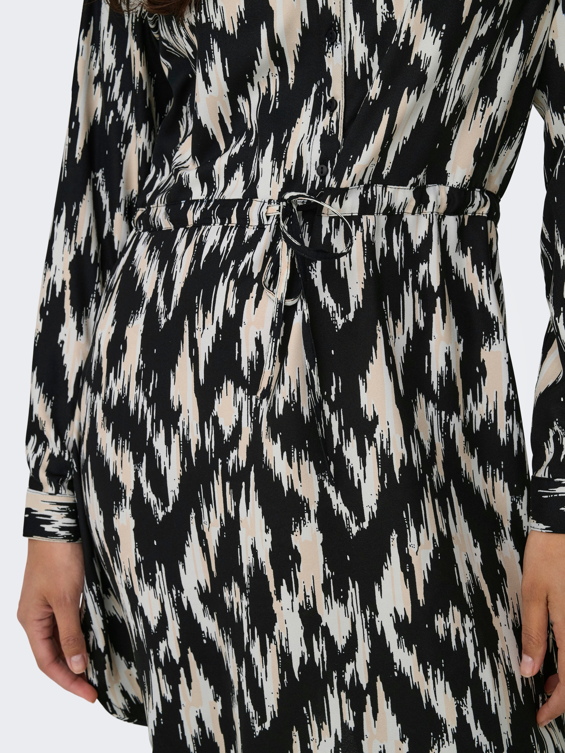 ONLY Druckkleid »ONLCORY L/S V-NECK TUNIC«, Sommerkleid
