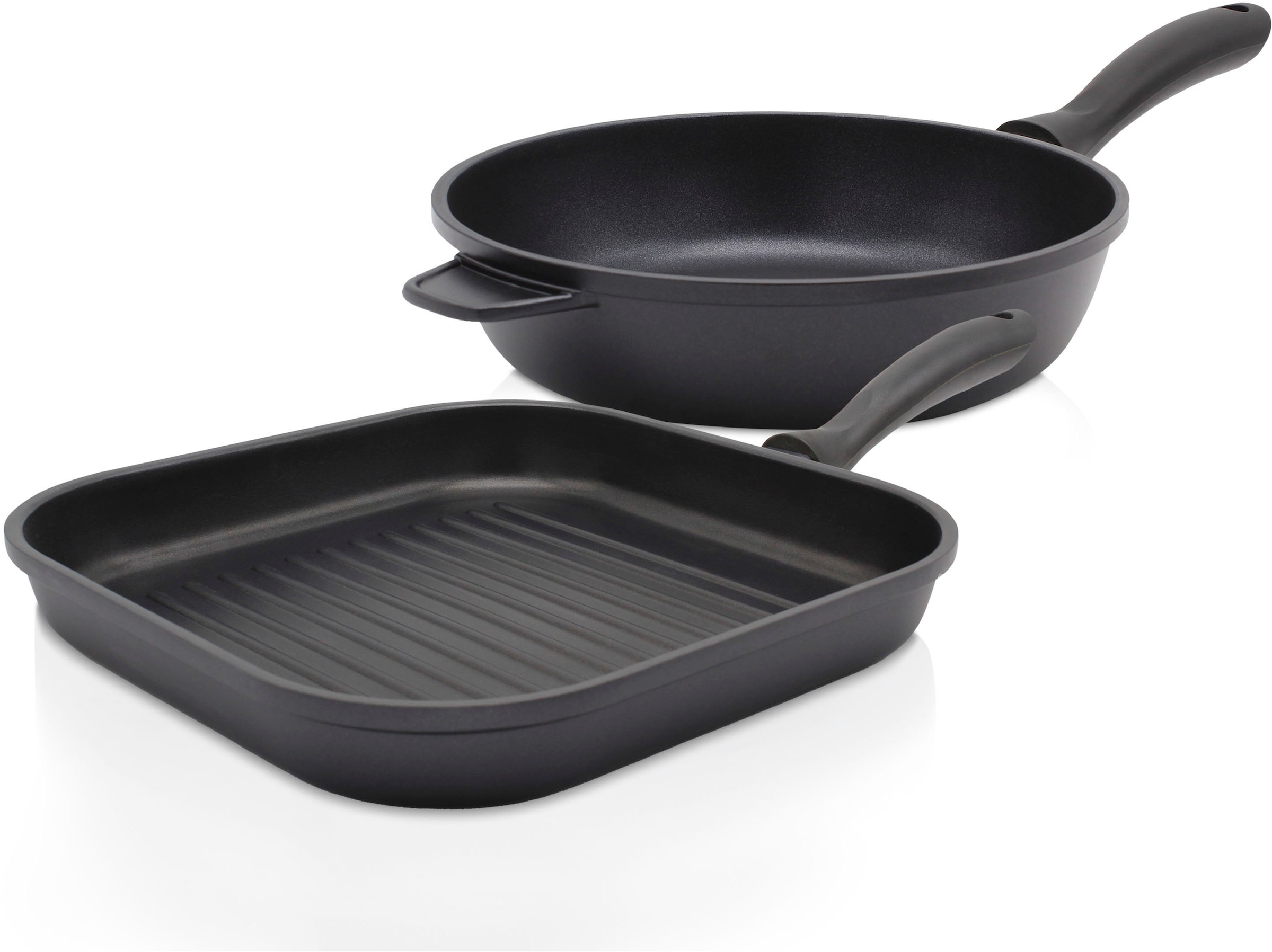 Krüger Pfannen-Set "Aluguss Pfannenset LEIPZIG, 2 tlg." Aluminiumguss Set, günstig online kaufen