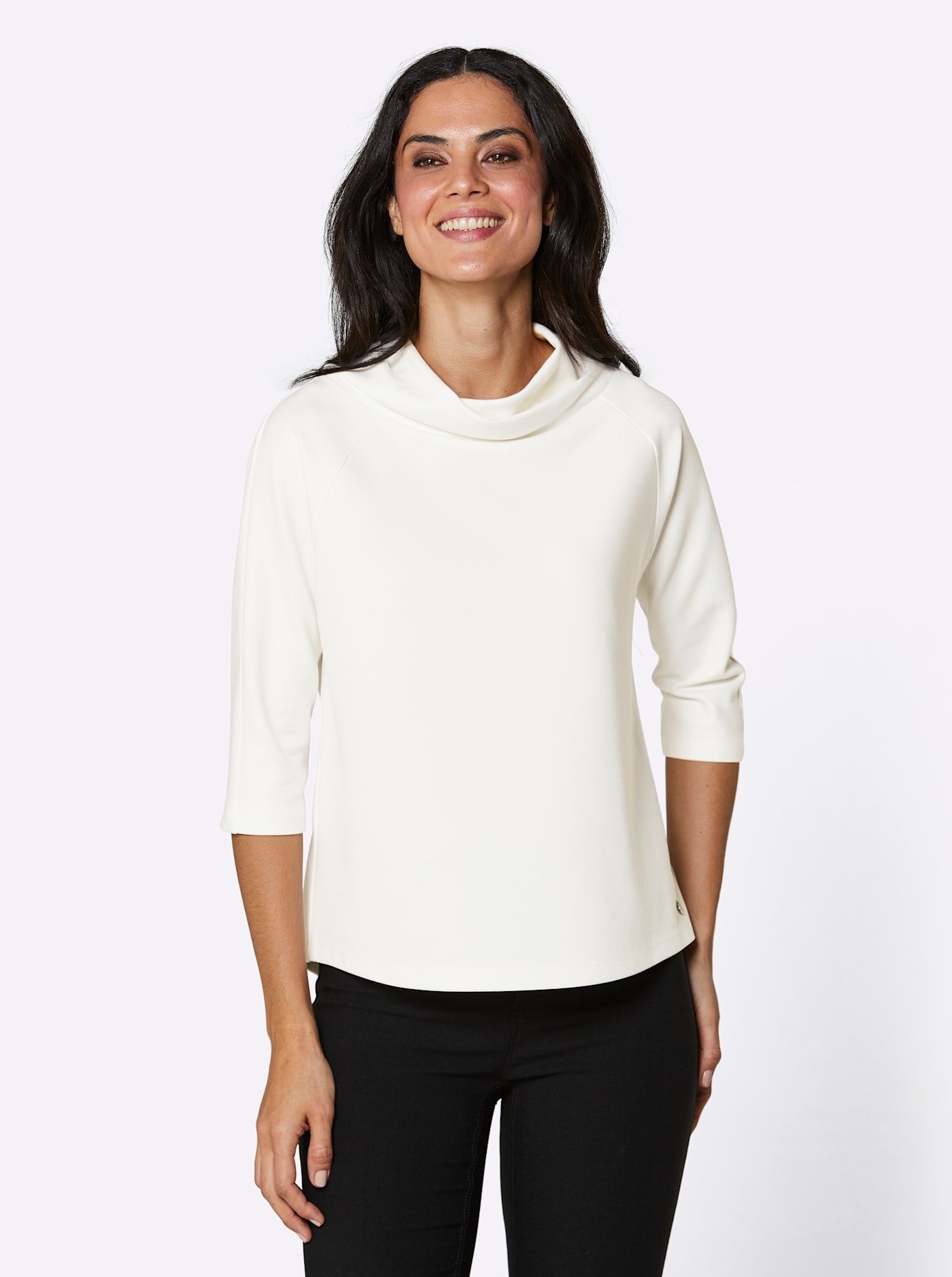 CREATION L PREMIUM 3/4-Arm-Shirt "Modal-Shirt" 1 Stk. tlg. günstig online kaufen